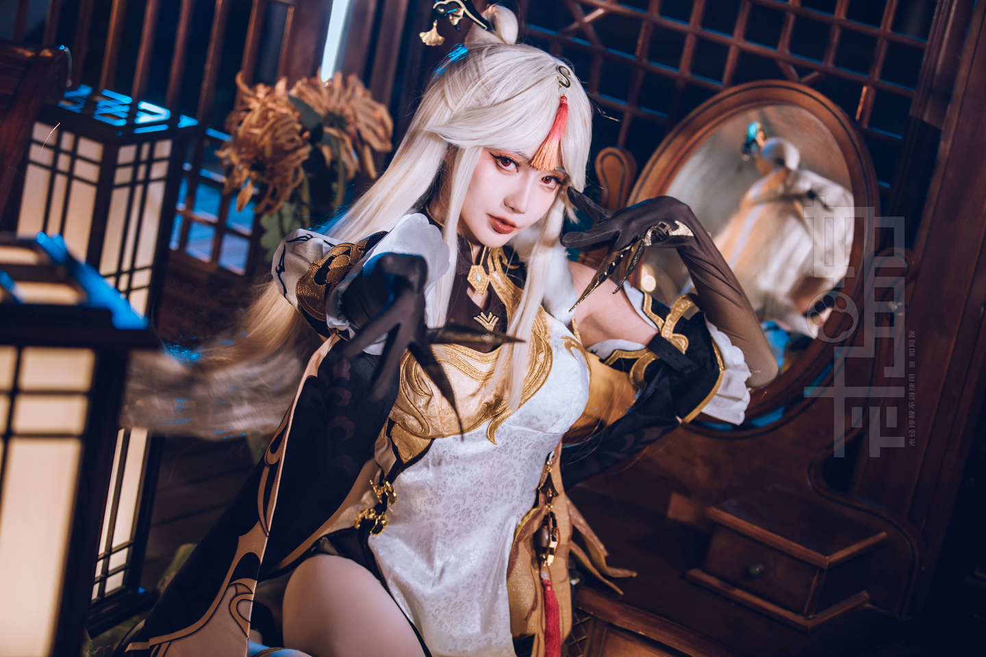 《原神》流风眷堇庭凝光cosplay 第4张 - 凝光图集