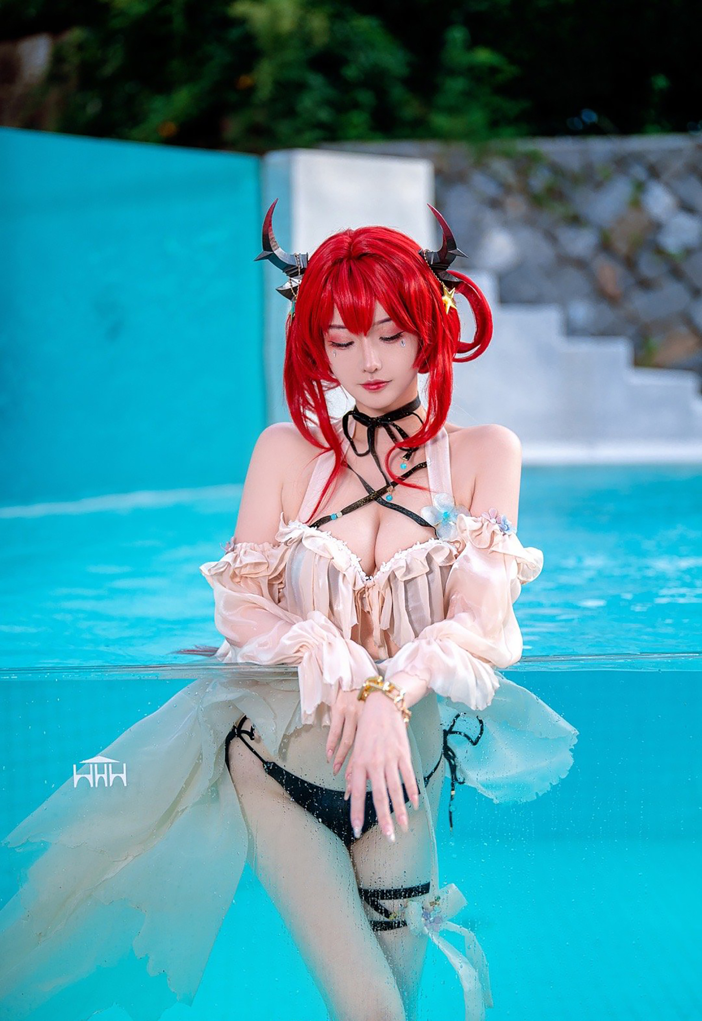 《明日方舟》史尔特尔泳装cosplay 第3张 - 史尔特尔图集