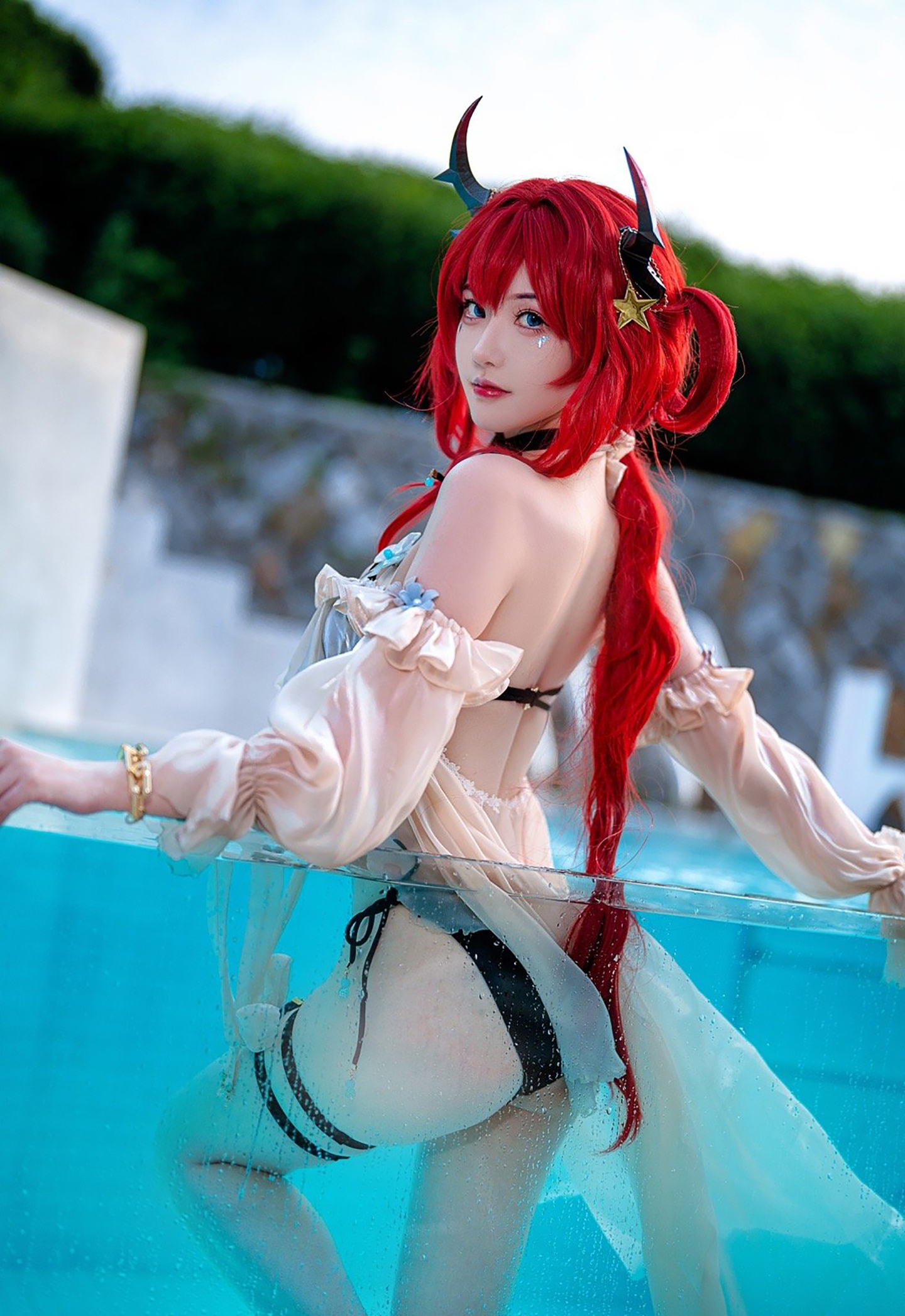 《明日方舟》史尔特尔泳装cosplay 第5张 - 史尔特尔图集