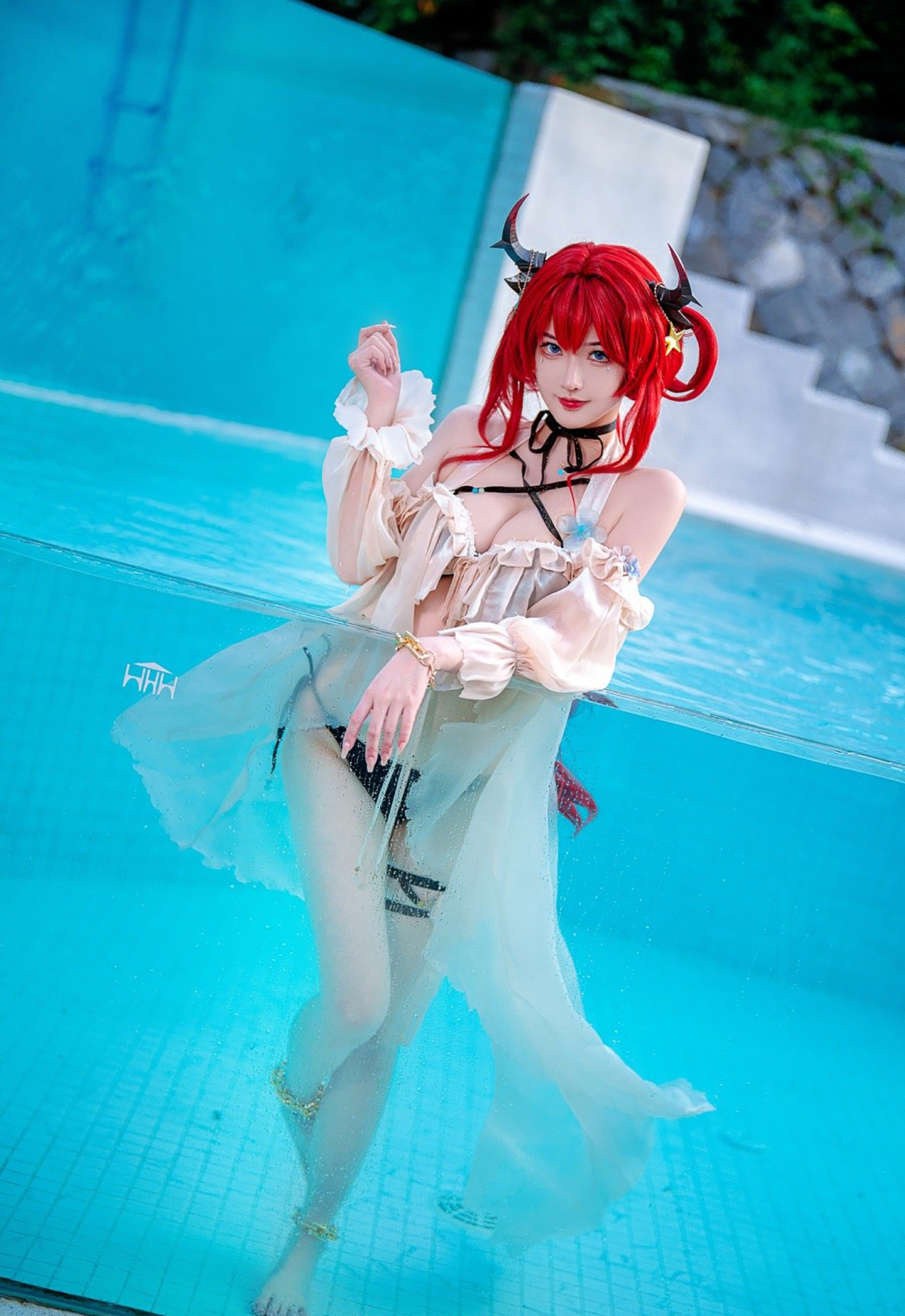 《明日方舟》史尔特尔泳装cosplay 第6张 - 史尔特尔图集