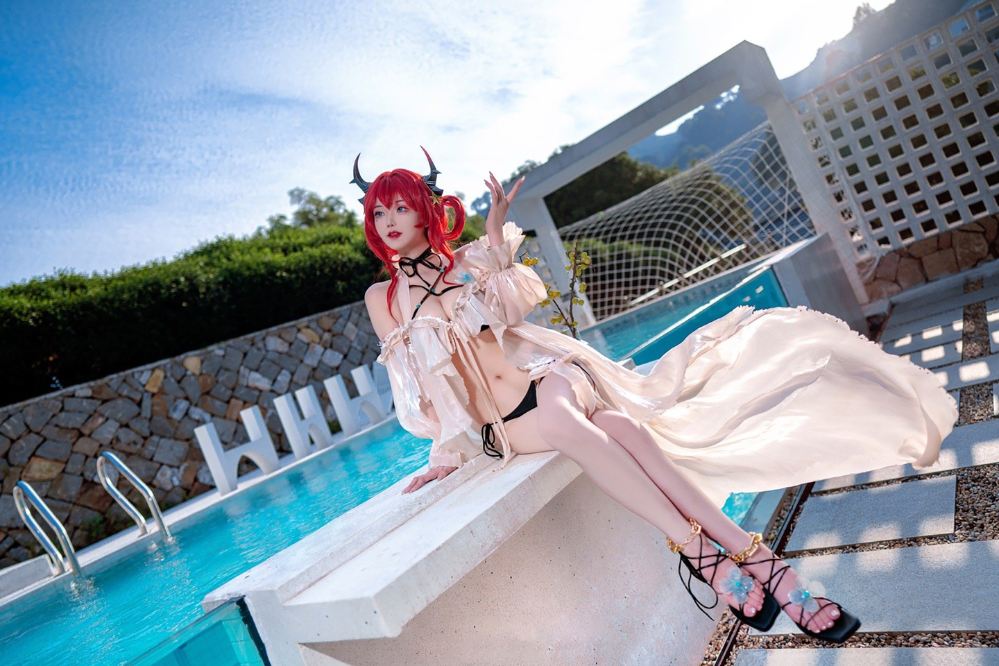 《明日方舟》史尔特尔泳装cosplay 第10张 - 史尔特尔图集