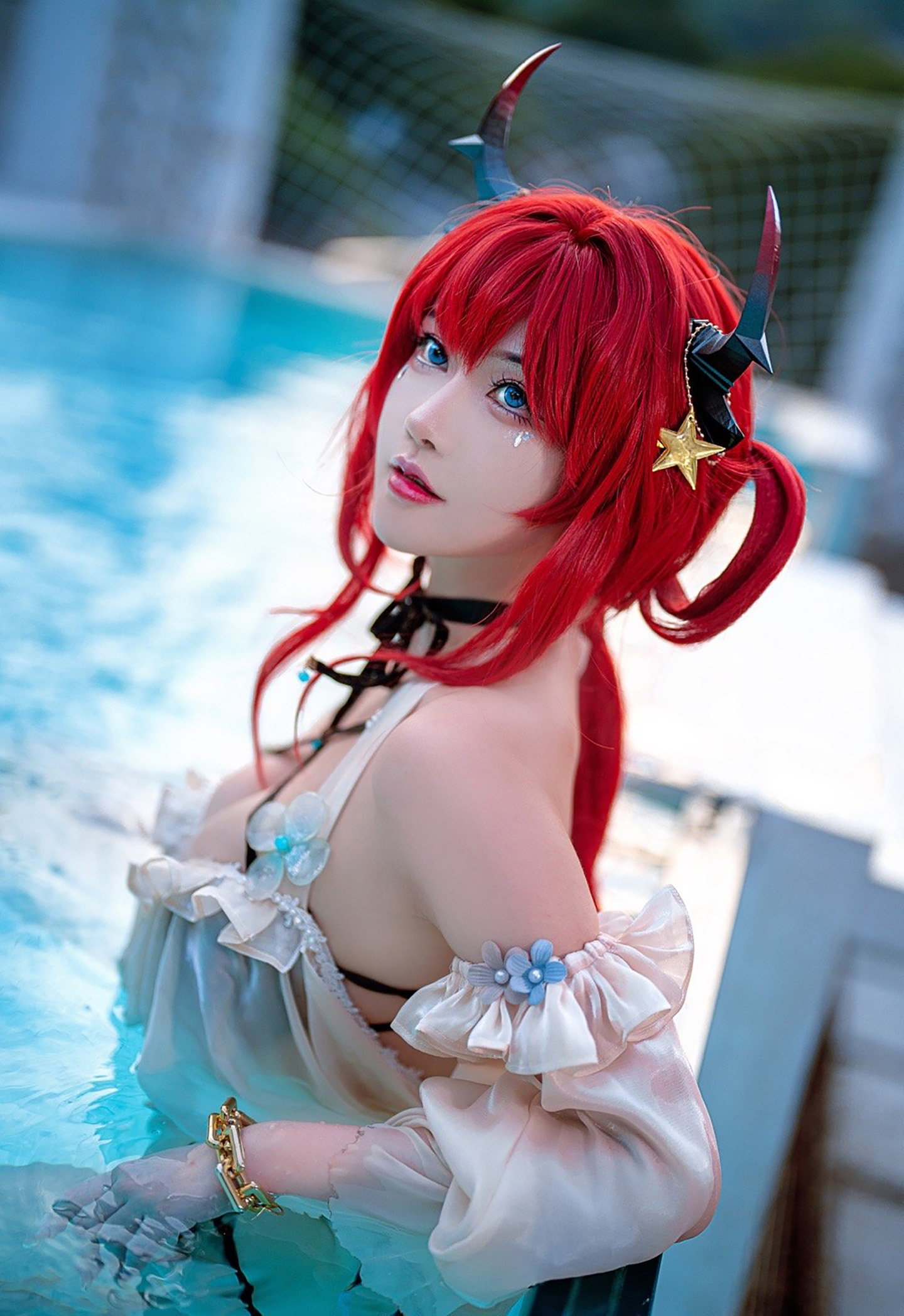 《明日方舟》史尔特尔泳装cosplay 第11张 - 史尔特尔图集