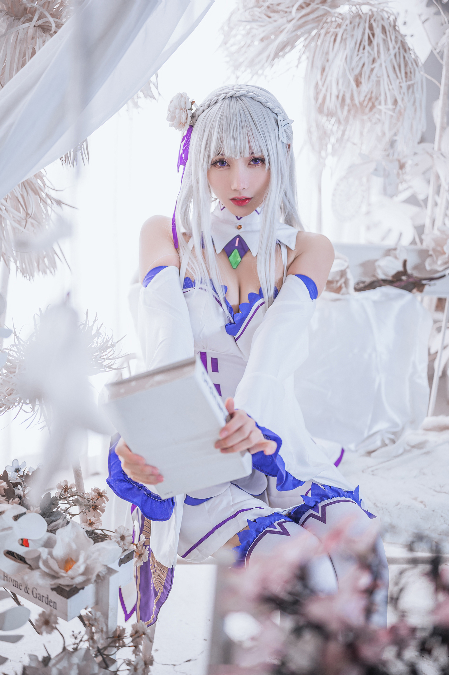 《Re：从零开始的异世界生活》爱蜜莉雅cosplay | 如月灰cos爱蜜莉雅-coser喵-coser美图-coser聚集地