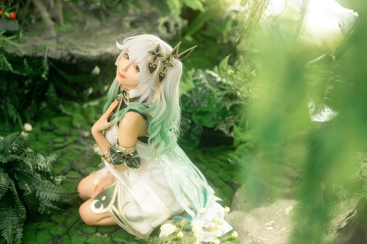 《原神》草神 纳西妲cosplay | 蠢沫沫-cos纳西妲-coser喵-coser美图-coser聚集地