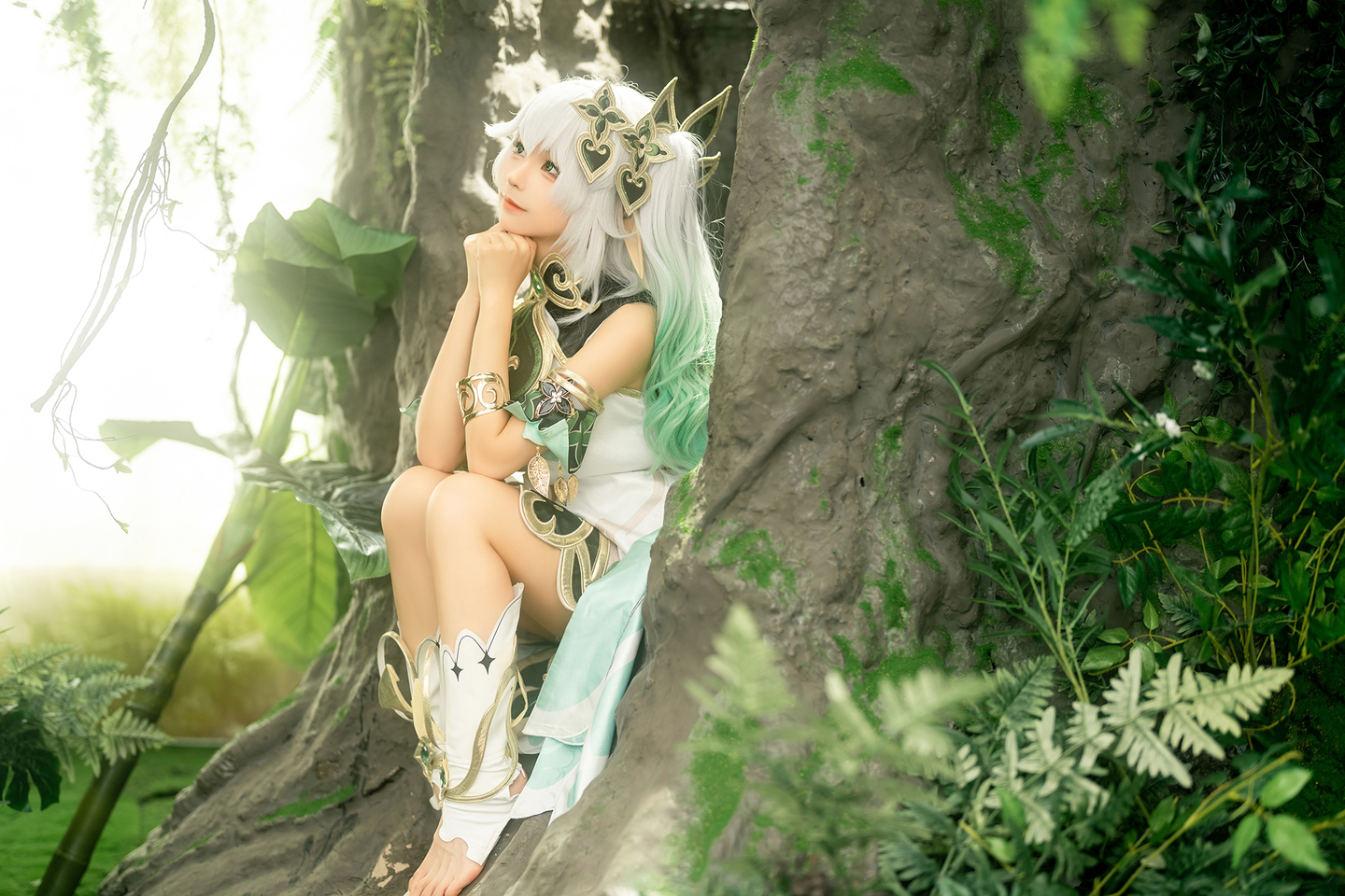 《原神》草神 纳西妲cosplay (6/9) 《原神》草神 纳西妲cosplay 第6张 - 纳西妲图集