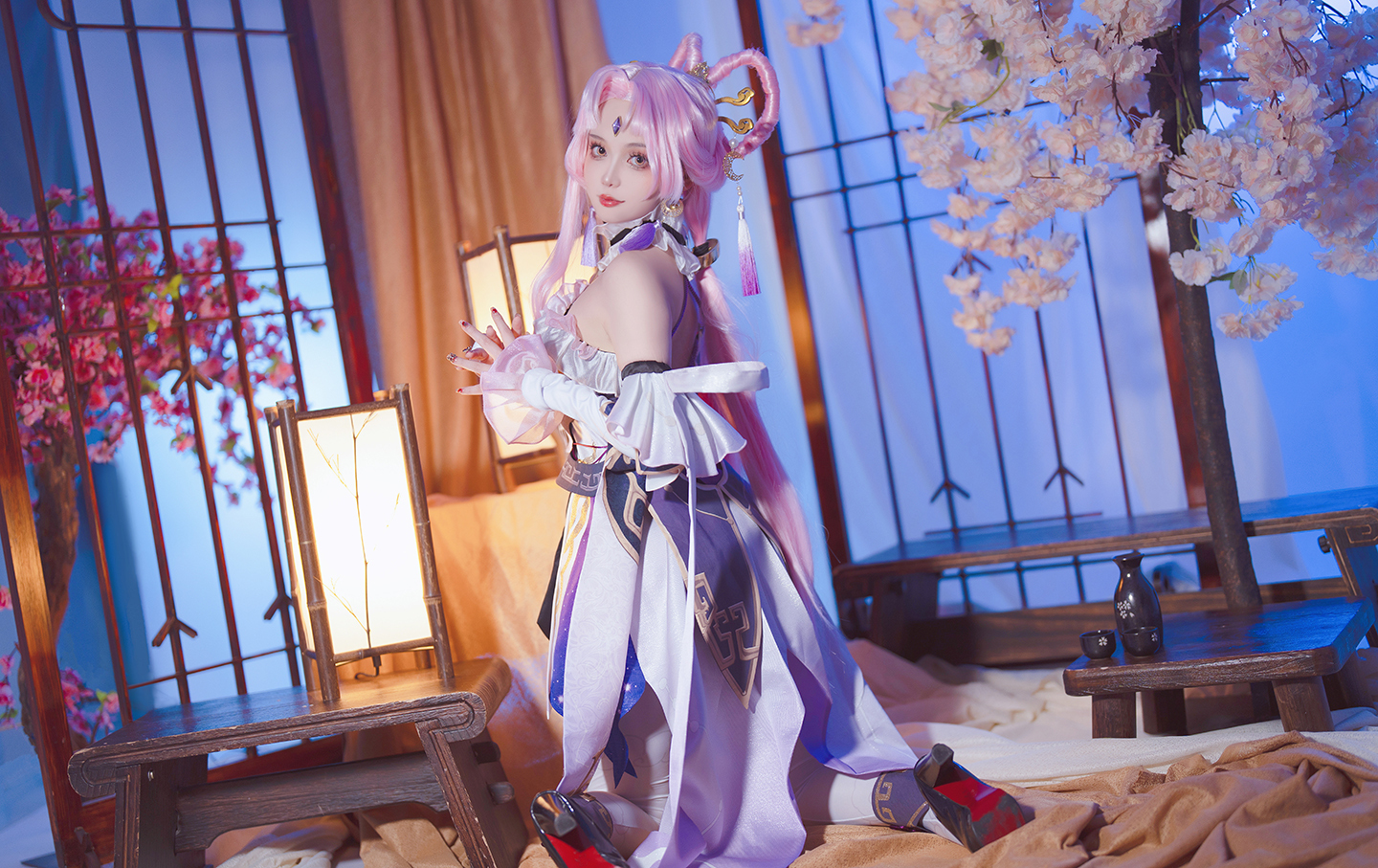 《崩坏:星穹铁道》符玄cosplay (4/11) 《崩坏:星穹铁道》符玄cosplay 第4张 - 符玄图集
