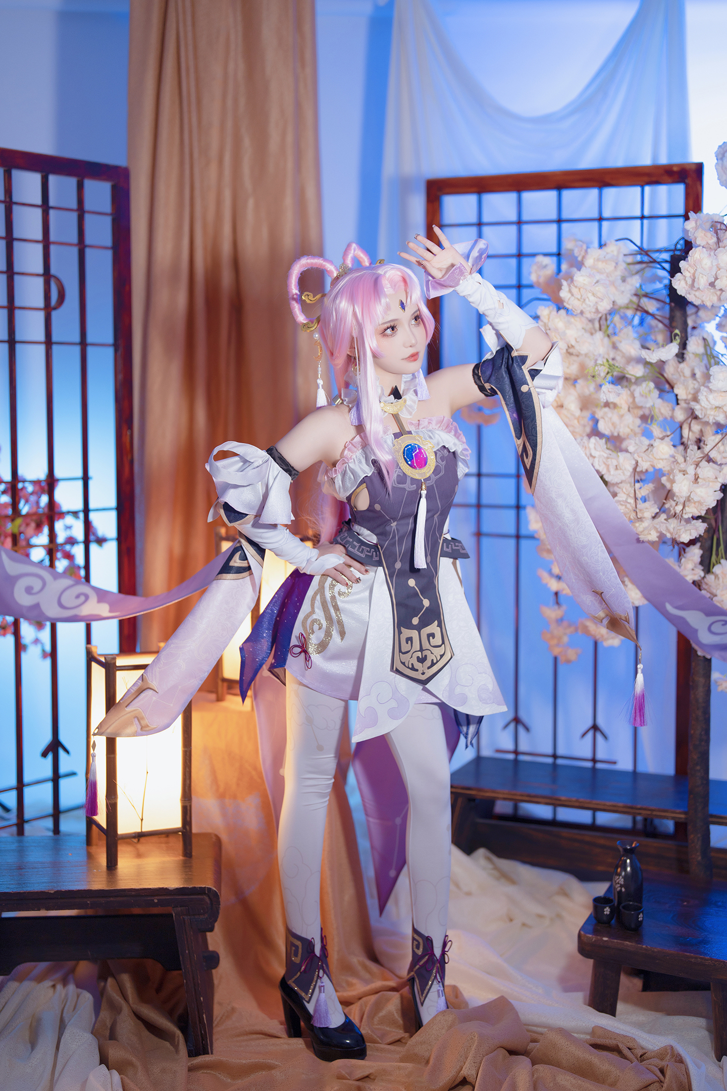 《崩坏:星穹铁道》符玄cosplay (9/11) 《崩坏:星穹铁道》符玄cosplay 第9张 - 符玄图集