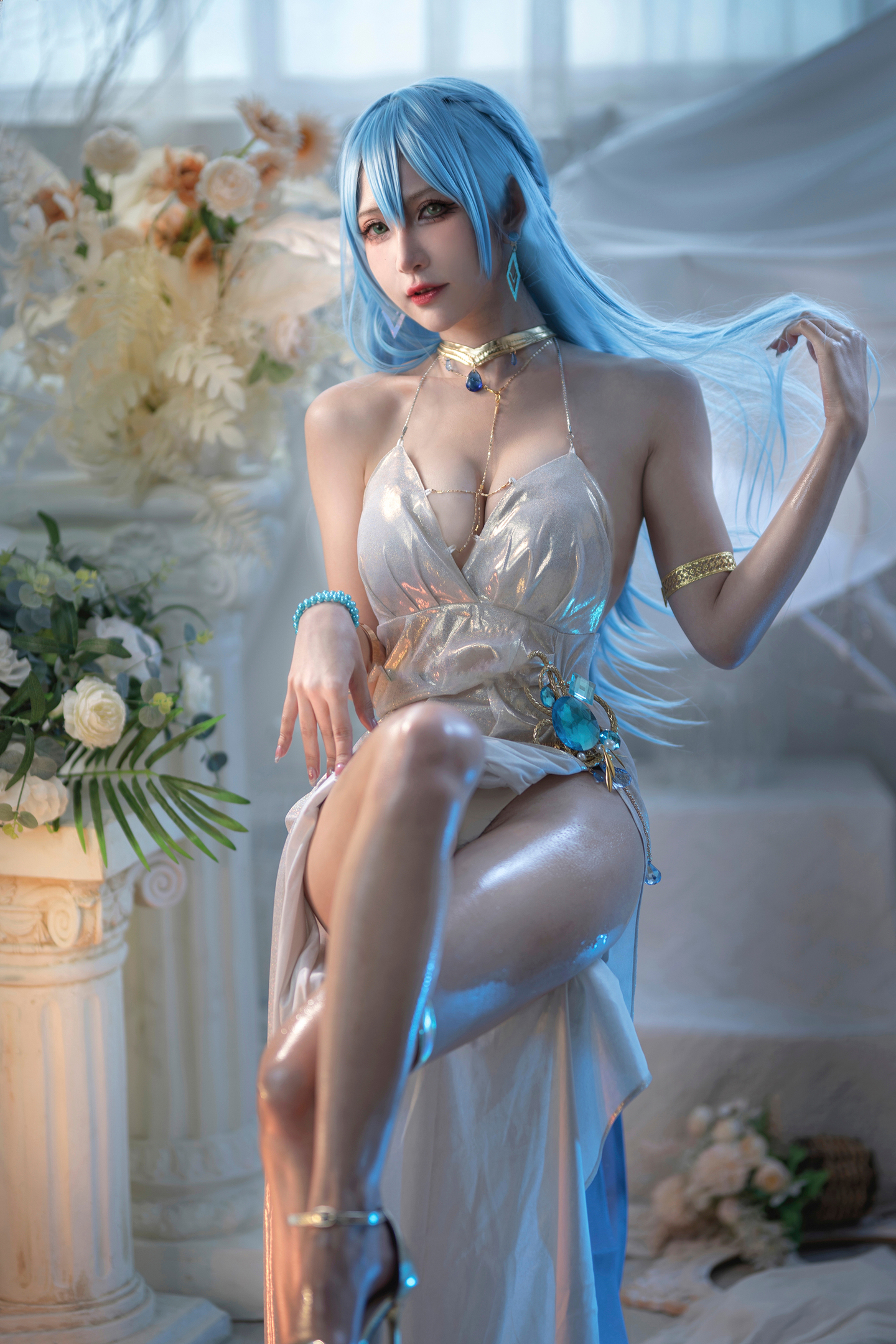 《nikke:胜利女神》海伦礼服cosplay (6/11) 《nikke:胜利女神》海伦礼服cosplay 第6张 - 海伦图集