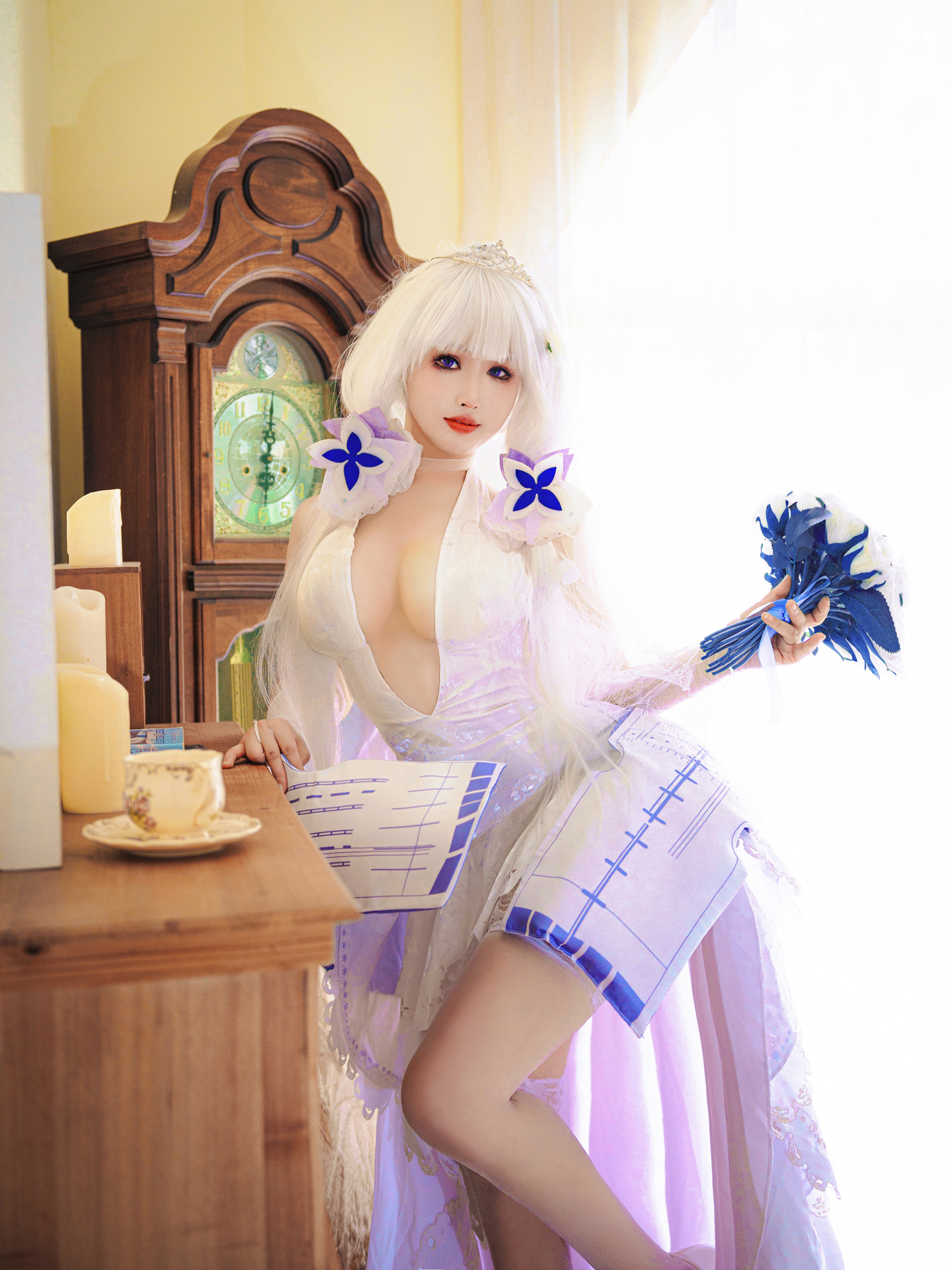 光辉穿上婚纱~是你心中的人妻吗 碧蓝航线cos | 虚空_澪绫cos光辉-coser家，cosplay爱好者，二次元聚集地，动漫文化，新番资讯，ACG，Coser展示