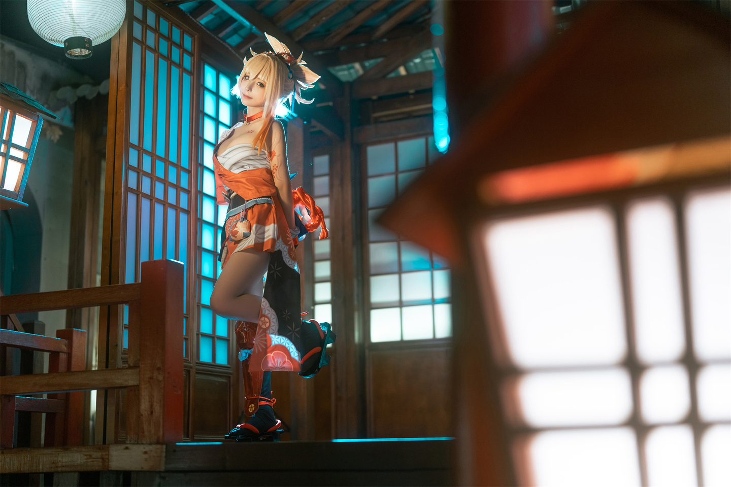 《原神》宵宫 cosplay (9/11) 《原神》宵宫 cosplay 第9张 - 宵宫图集