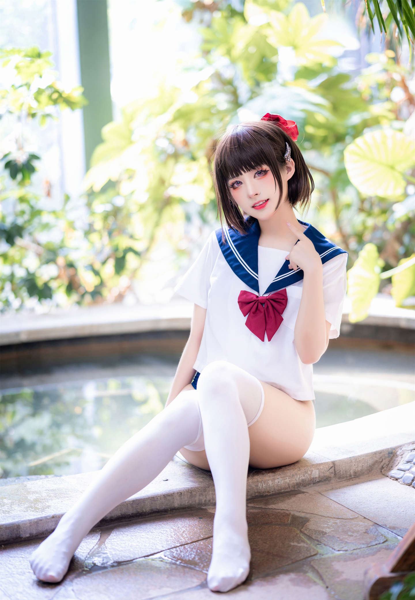 jk制服+死库水 写真 (5/8) jk制服+死库水 写真 第5张 - cosplay图集