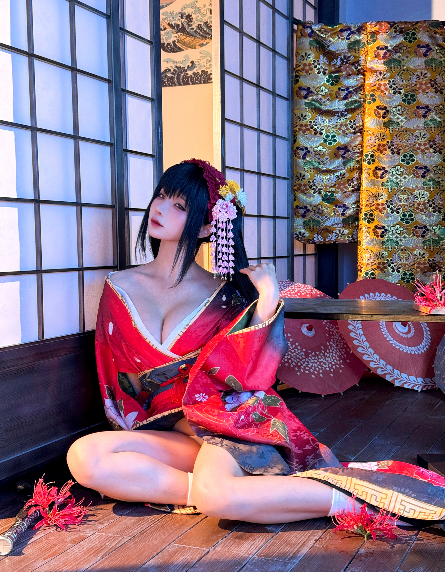 狂三和服 cos (2/8) 狂三和服 cos 第2张 - cosplay图集
