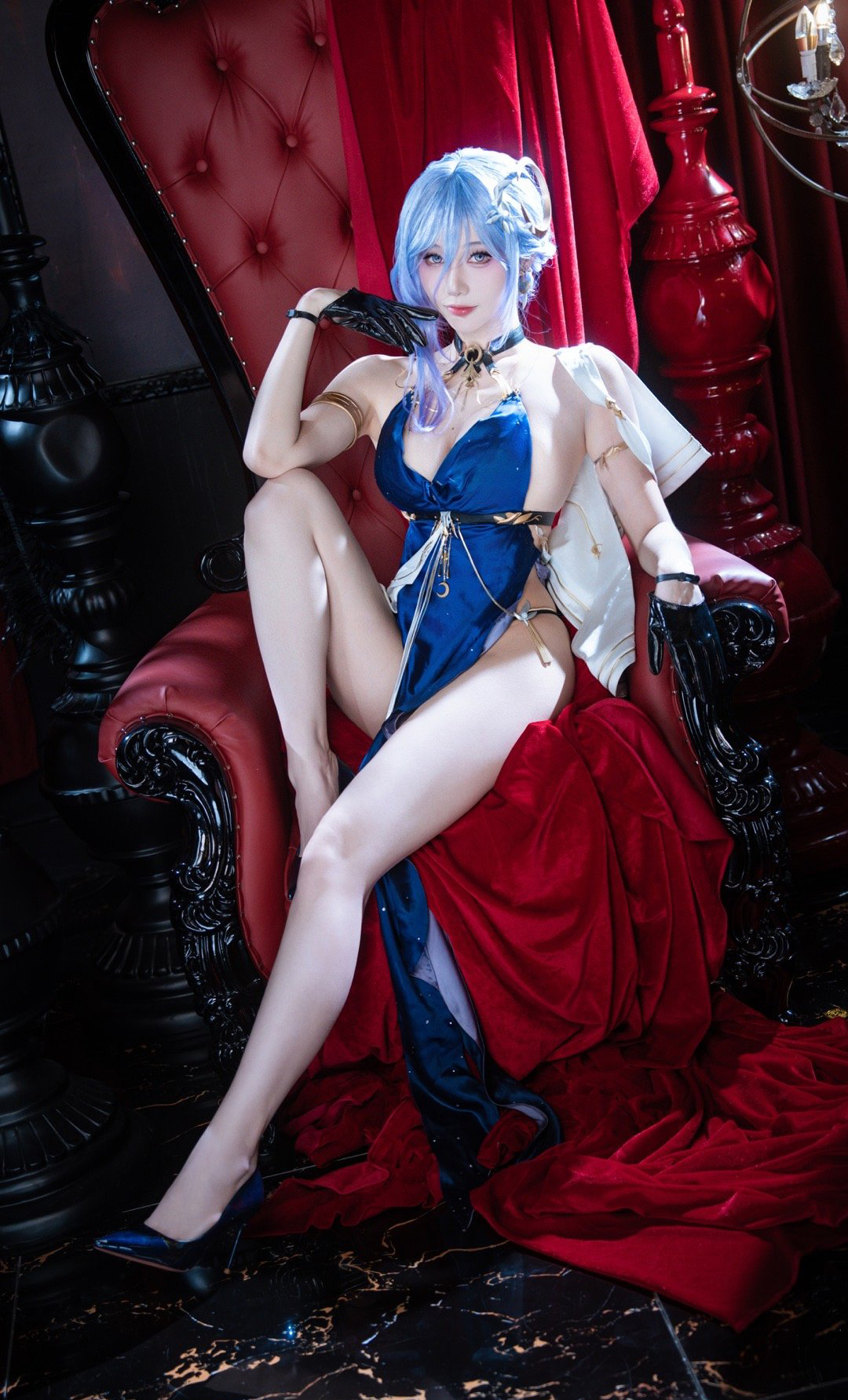 《深空之眼》塞勒涅cosplay | 如月灰cos塞勒涅-coser喵-coser美图-coser聚集地