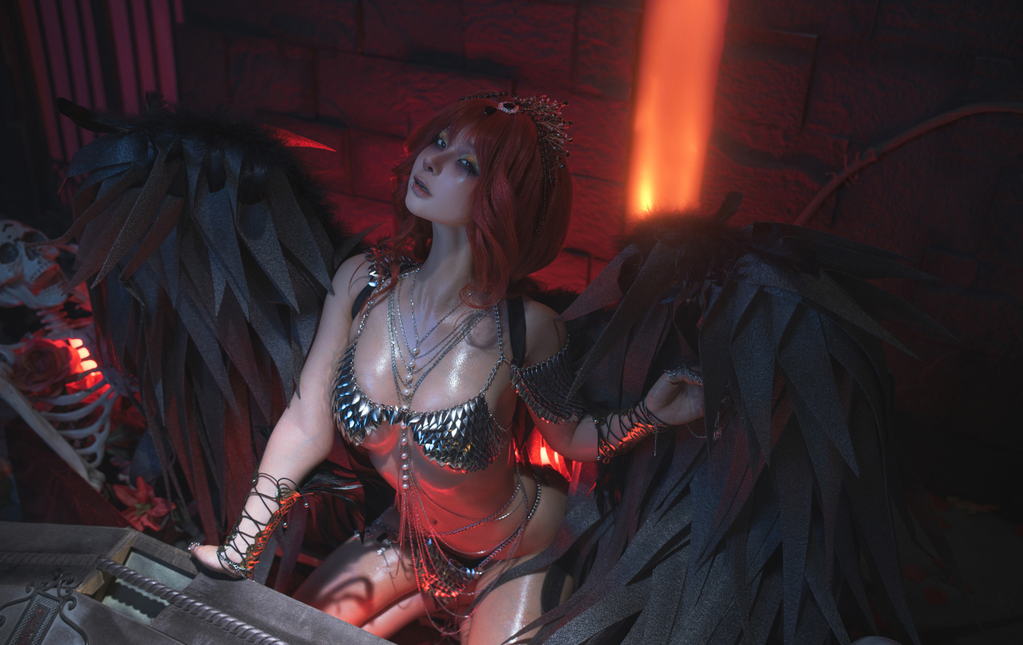 《黑天使》写真花絮 (3/10) 《黑天使》写真花絮 第3张 - cosplay图集
