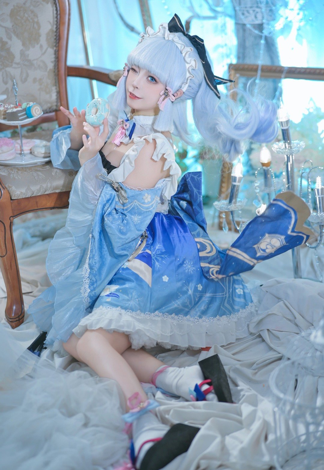 《原神》神里绫华女仆cosplay | 冉冉不甜vcos神里绫华-coser家，cosplay爱好者，二次元聚集地，动漫文化，新番资讯，ACG，Coser展示