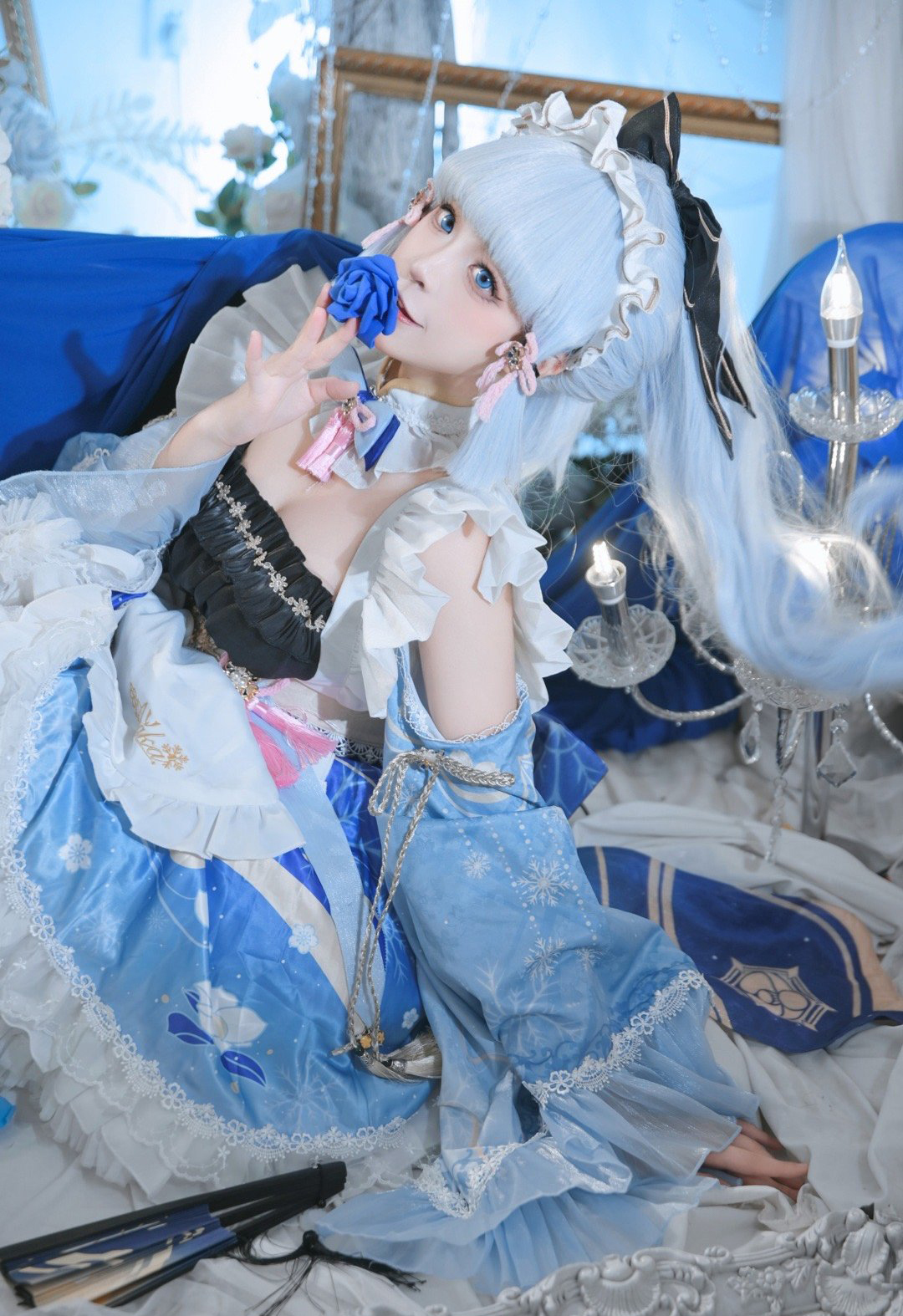《原神》神里绫华女仆cosplay (2/9) 《原神》神里绫华女仆cosplay 第2张 - 神里绫华图集