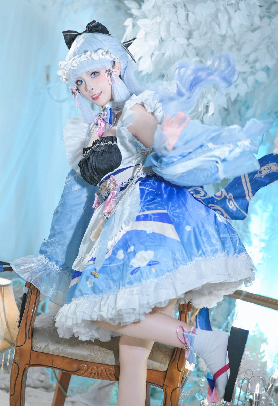 《原神》神里绫华女仆cosplay (5/9) 《原神》神里绫华女仆cosplay 第5张 - 神里绫华图集