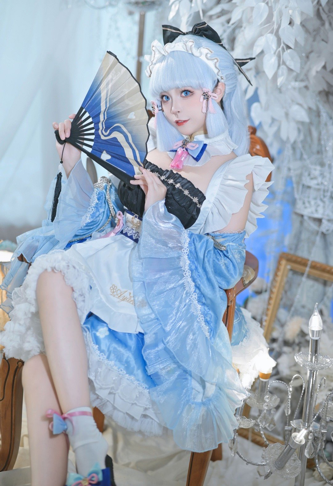 《原神》神里绫华女仆cosplay (6/9) 《原神》神里绫华女仆cosplay 第6张 - 神里绫华图集