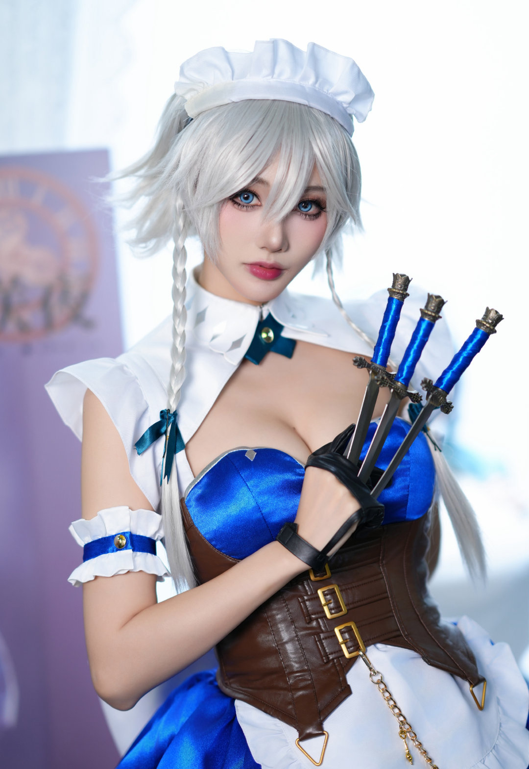 《东方Project》十六夜咲夜 潇洒的女仆长cosplay (6/7) 《东方Project》十六夜咲夜 潇洒的女仆长cosplay 第6张 - 十六夜咲夜图集