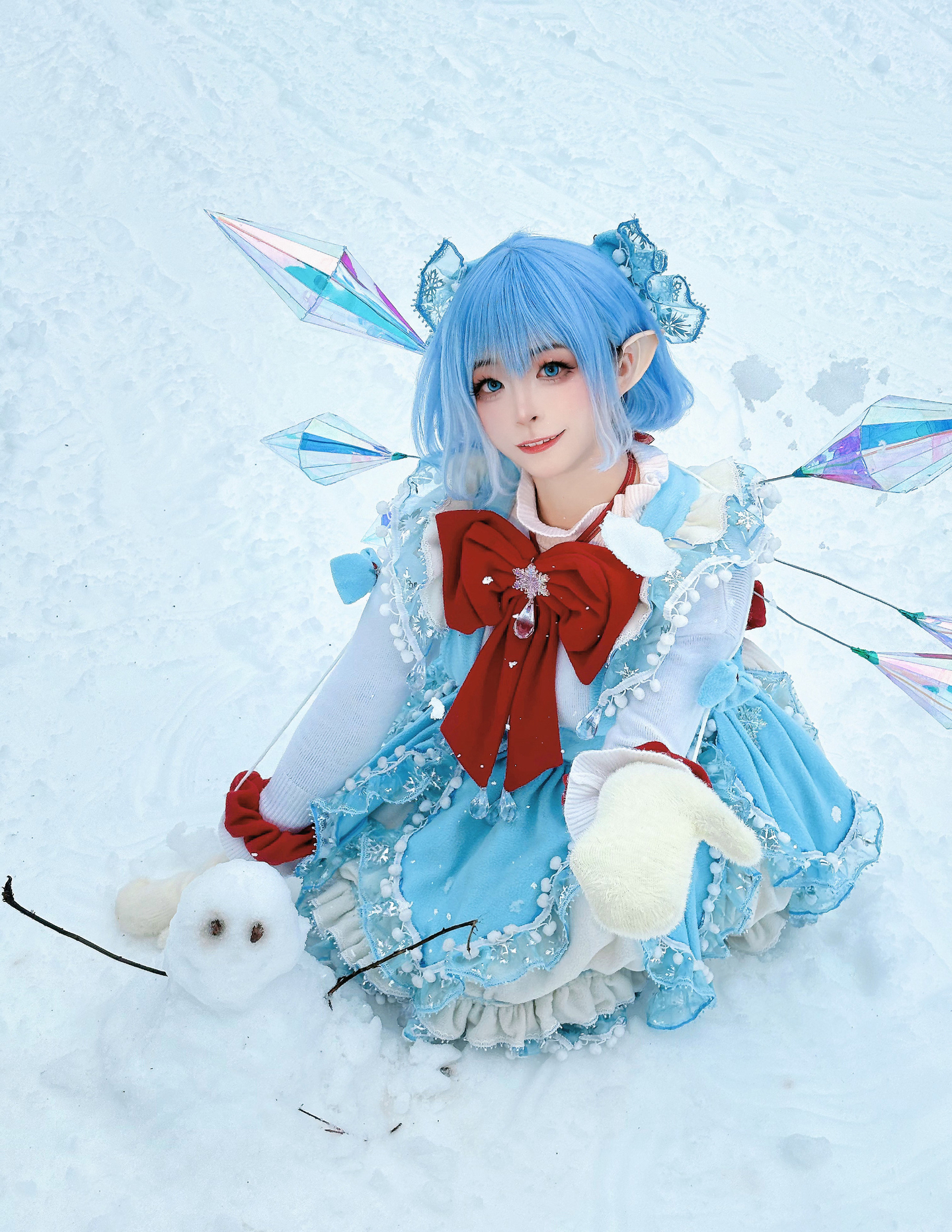 《东方project》琪露诺cosplay (4/9) 《东方project》琪露诺cosplay 第4张 - 琪露诺图集