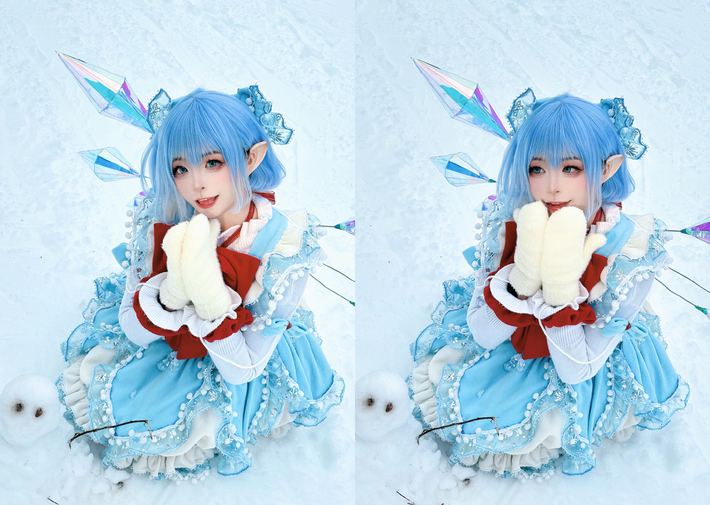 《东方project》琪露诺cosplay (6/9) 《东方project》琪露诺cosplay 第6张 - 琪露诺图集