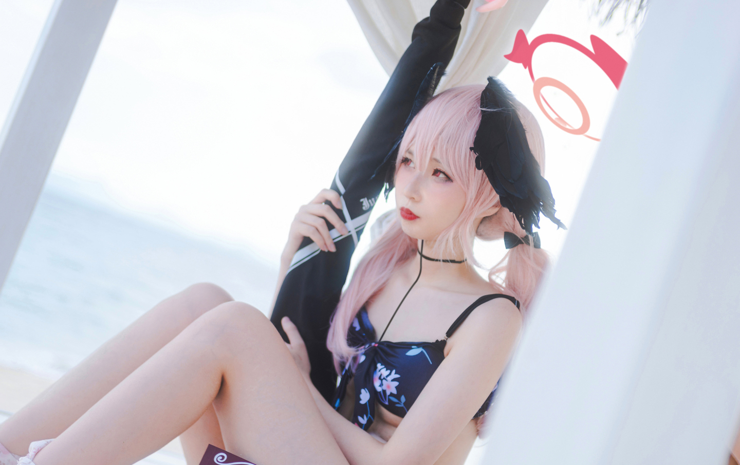 《蔚蓝档案》下江小春(泳装)cosplay (6/11) 《蔚蓝档案》下江小春(泳装)cosplay 第6张 - 下江小春图集