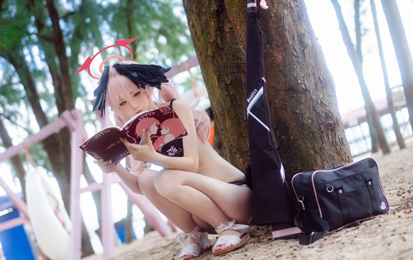 《蔚蓝档案》下江小春(泳装)cosplay (7/11) 《蔚蓝档案》下江小春(泳装)cosplay 第7张 - 下江小春图集