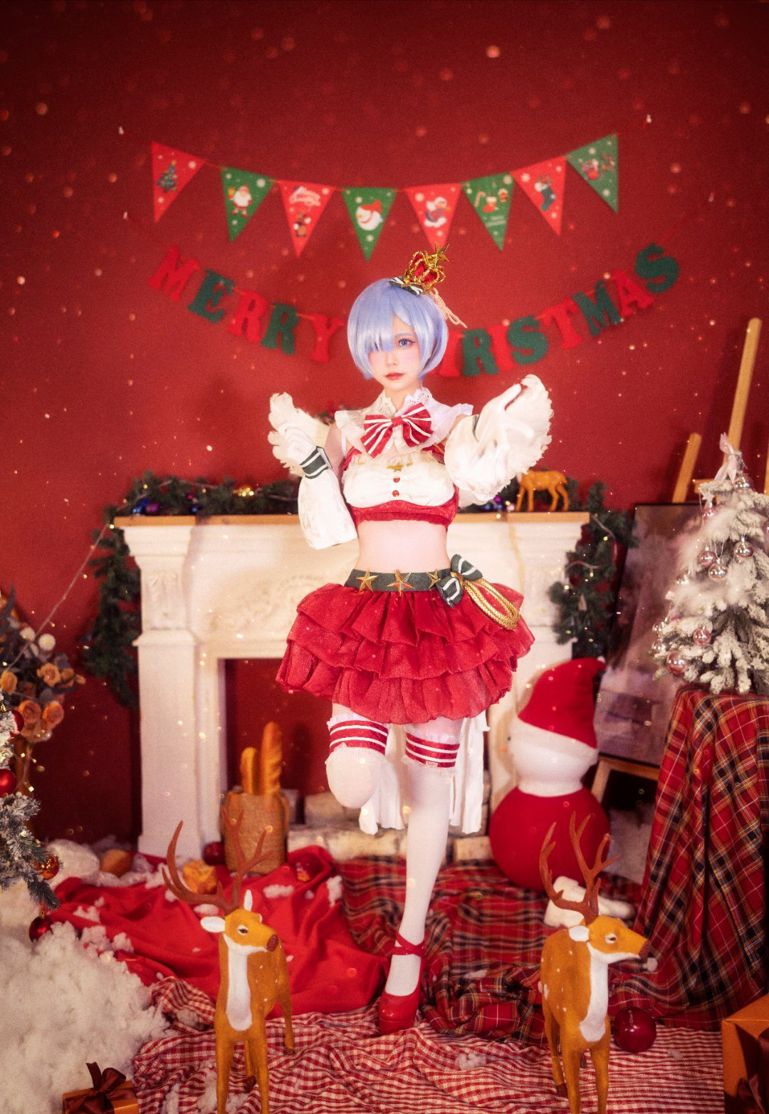 《re:从零开始的异世界生活》蕾姆 圣诞天使cosplay | 洛城雪Yukicos蕾姆-coser家，cosplay爱好者，二次元聚集地，动漫文化，新番资讯，ACG，Coser展示