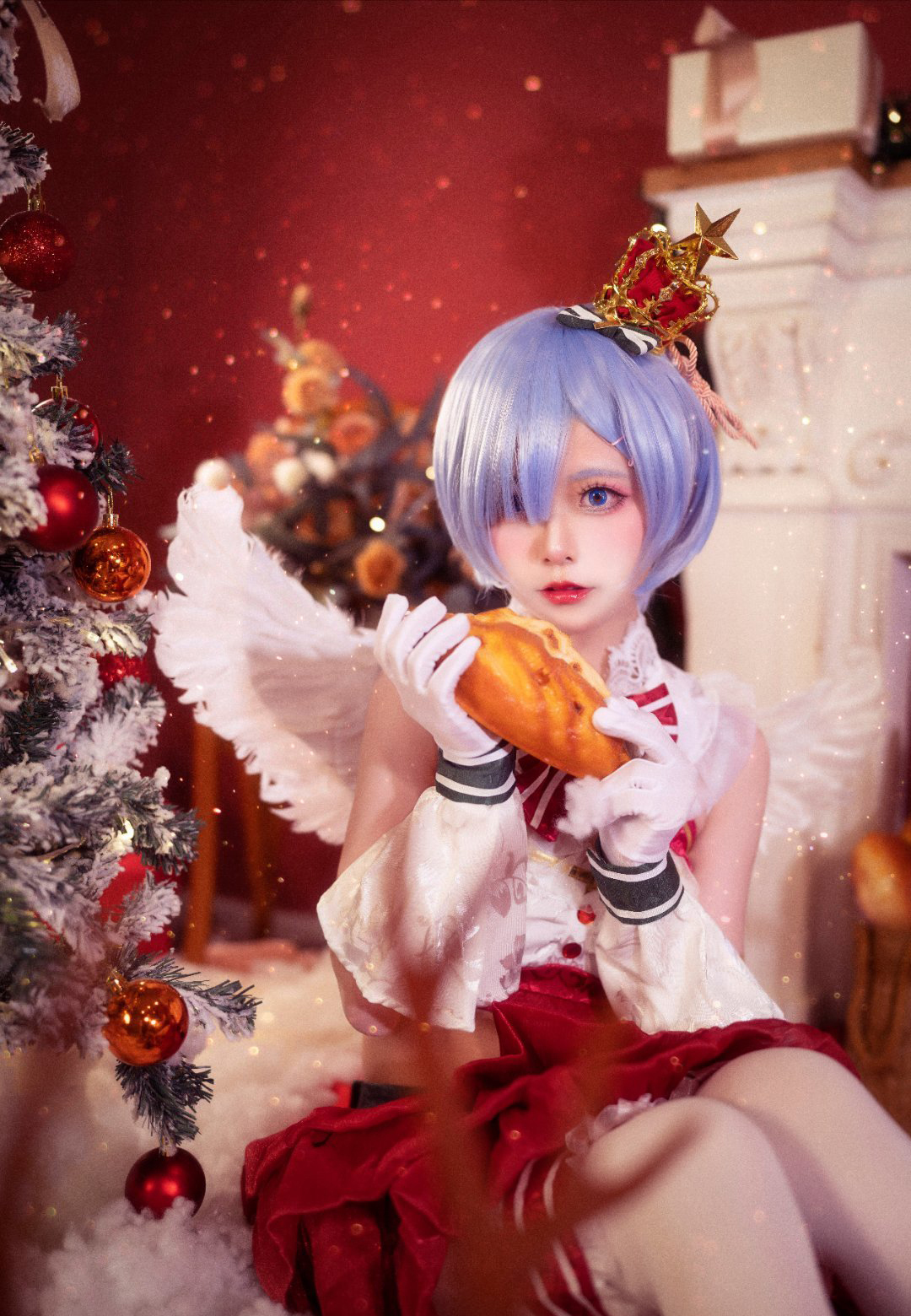 《re:从零开始的异世界生活》蕾姆 圣诞天使cosplay (3/9) 《re:从零开始的异世界生活》蕾姆 圣诞天使cosplay 第3张 - 蕾姆图集