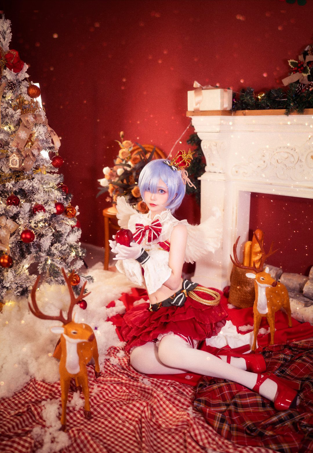 《re:从零开始的异世界生活》蕾姆 圣诞天使cosplay (5/9) 《re:从零开始的异世界生活》蕾姆 圣诞天使cosplay 第5张 - 蕾姆图集