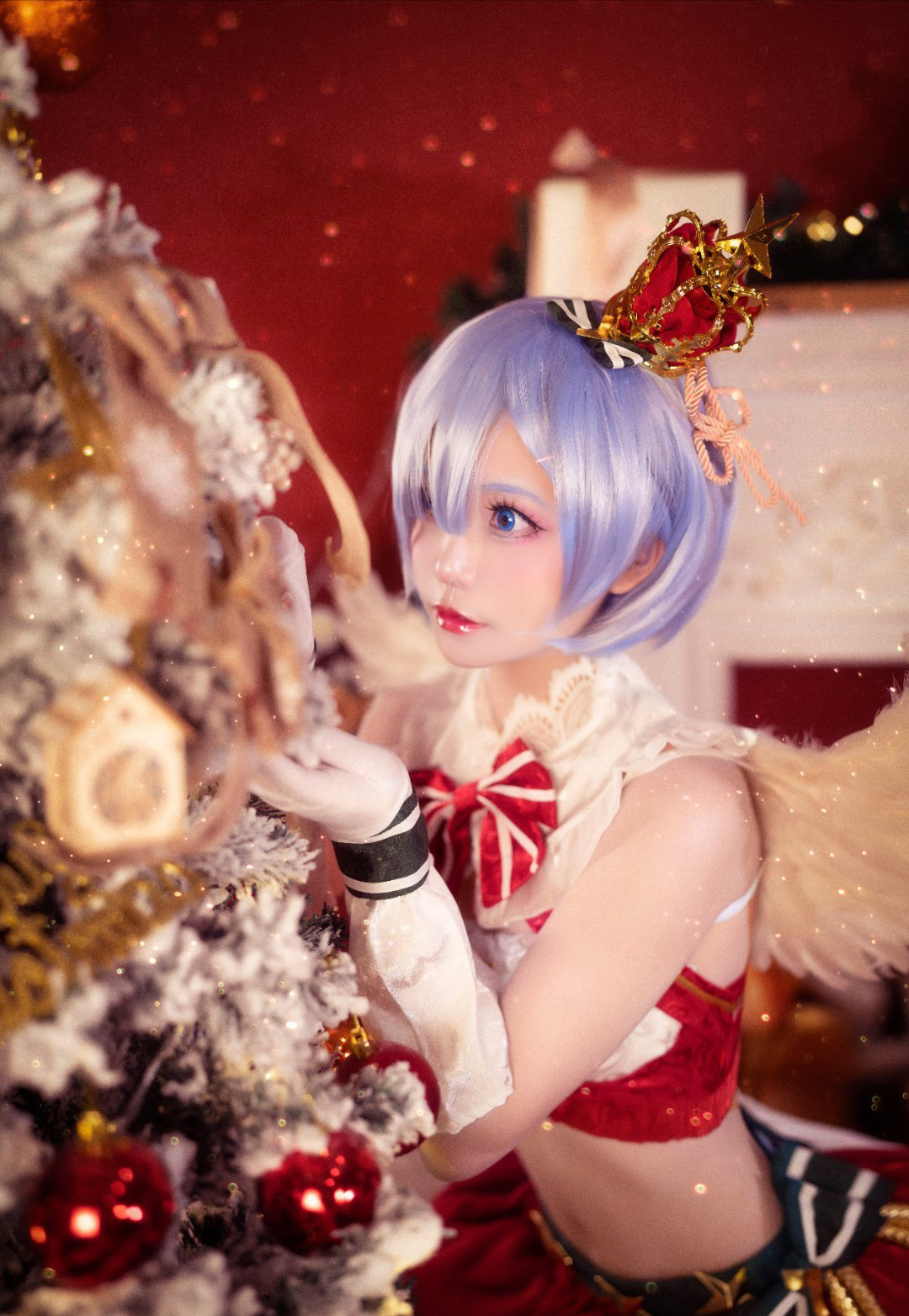 《re:从零开始的异世界生活》蕾姆 圣诞天使cosplay (7/9) 《re:从零开始的异世界生活》蕾姆 圣诞天使cosplay 第7张 - 蕾姆图集