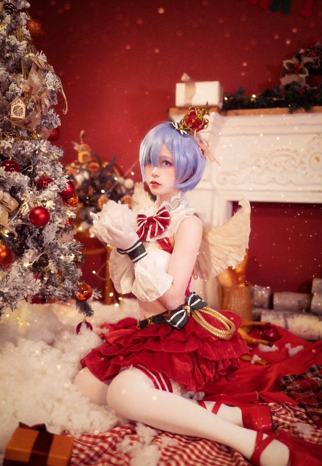 《re:从零开始的异世界生活》蕾姆 圣诞天使cosplay (8/9) 《re:从零开始的异世界生活》蕾姆 圣诞天使cosplay 第8张 - 蕾姆图集