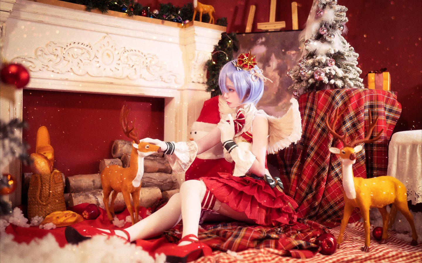 《re:从零开始的异世界生活》蕾姆 圣诞天使cosplay (9/9) 《re:从零开始的异世界生活》蕾姆 圣诞天使cosplay 第9张 - 蕾姆图集