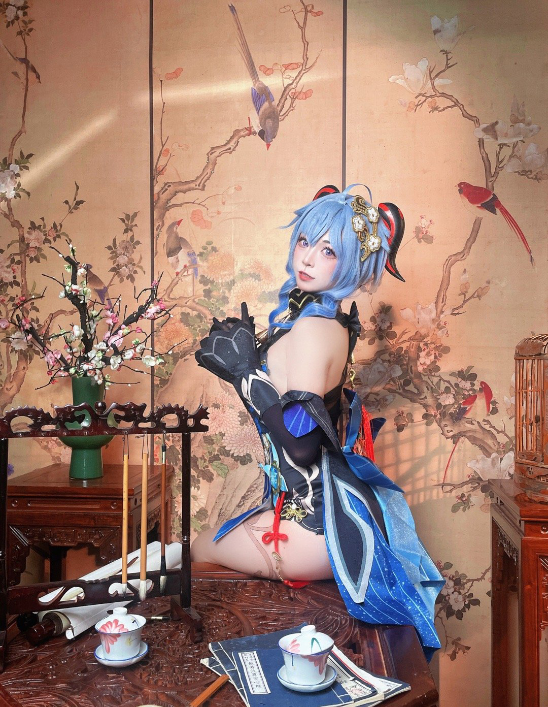 《原神》甘雨cosplay (7/9) 《原神》甘雨cosplay 第7张 - 甘雨图集
