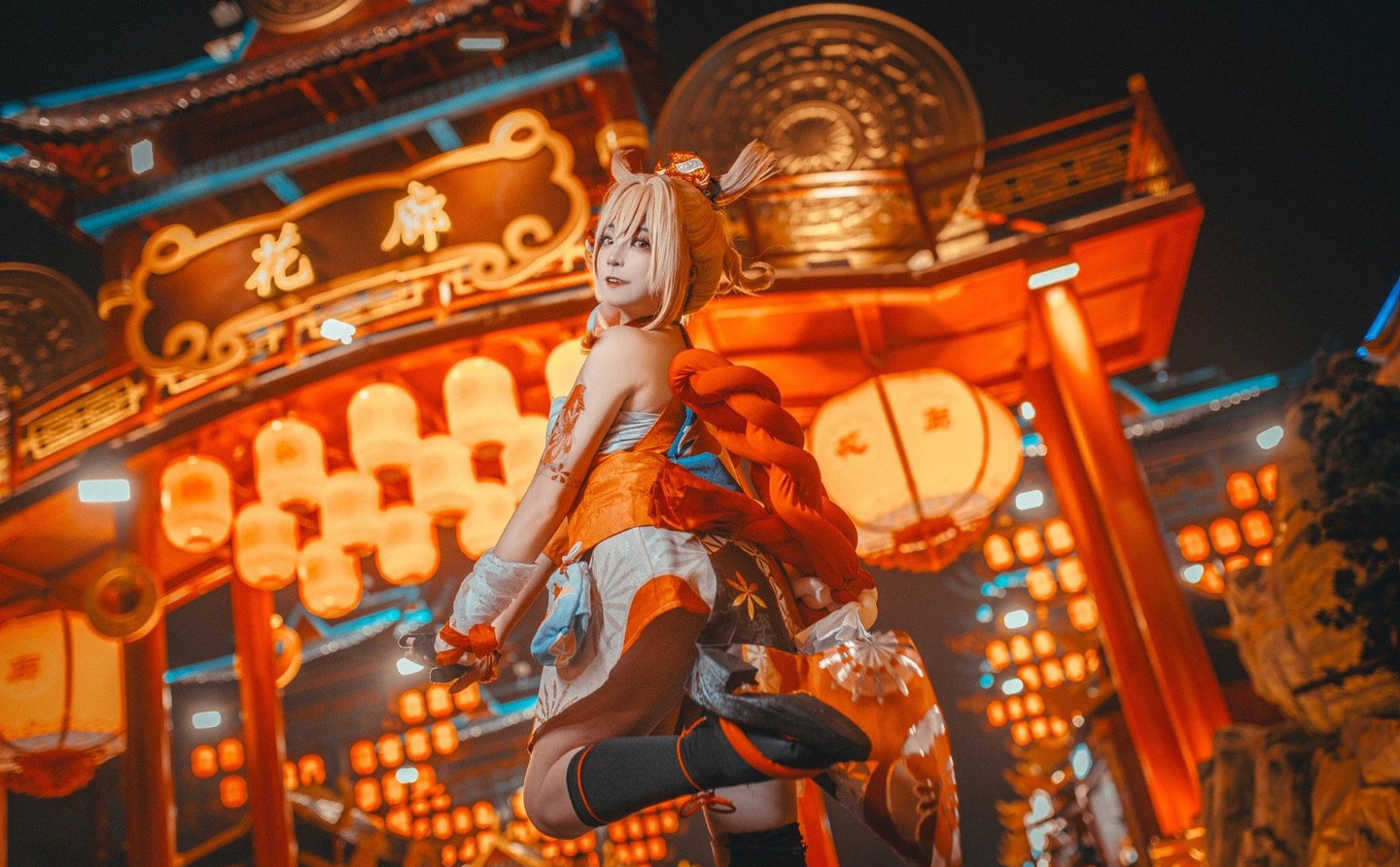 《原神》宵宫cosplay (5/9) 《原神》宵宫cosplay 第5张 - 宵宫图集