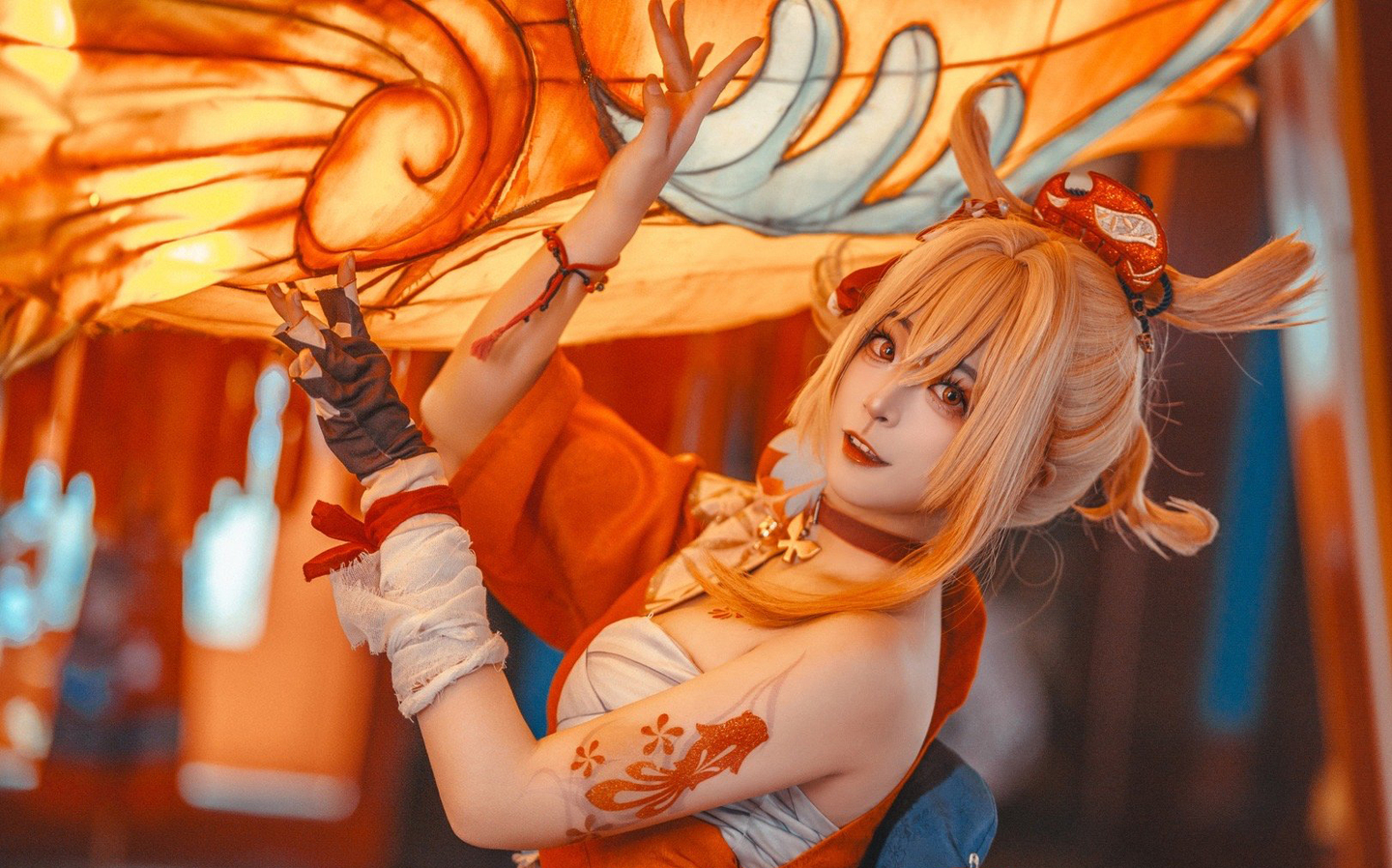 《原神》宵宫cosplay (6/9) 《原神》宵宫cosplay 第6张 - 宵宫图集