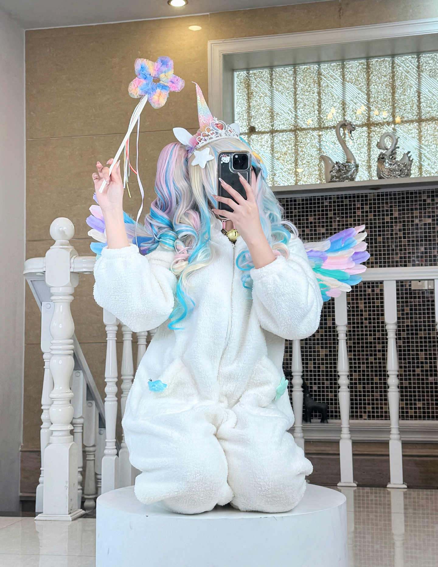 《蛋仔派对》独角兽·芬妮亚cosplay (5/9) 《蛋仔派对》独角兽·芬妮亚cosplay 第5张 - 芬妮亚图集