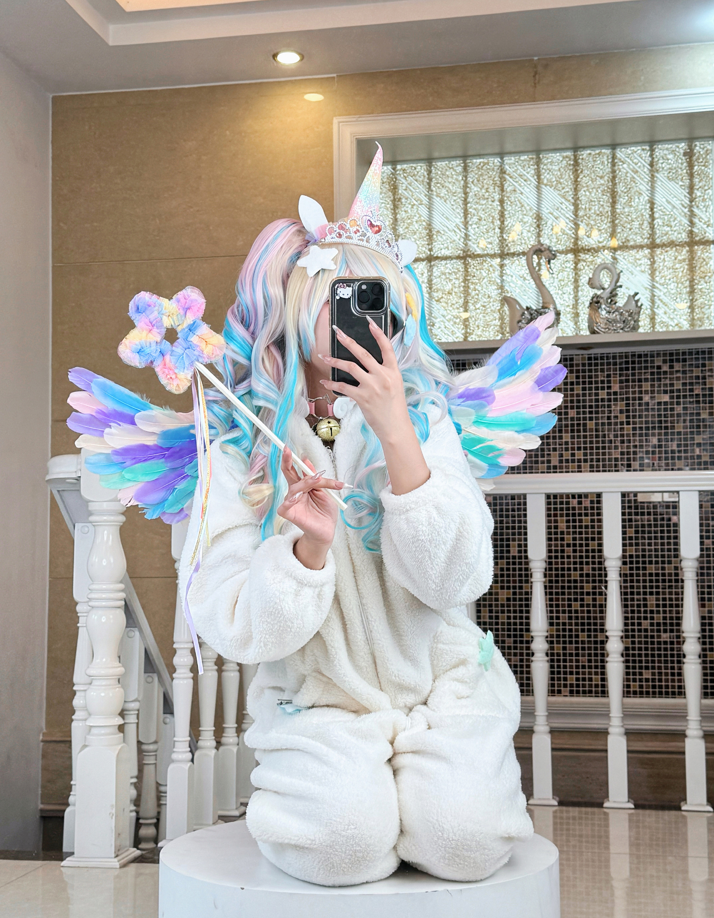 《蛋仔派对》独角兽·芬妮亚cosplay (6/9) 《蛋仔派对》独角兽·芬妮亚cosplay 第6张 - 芬妮亚图集