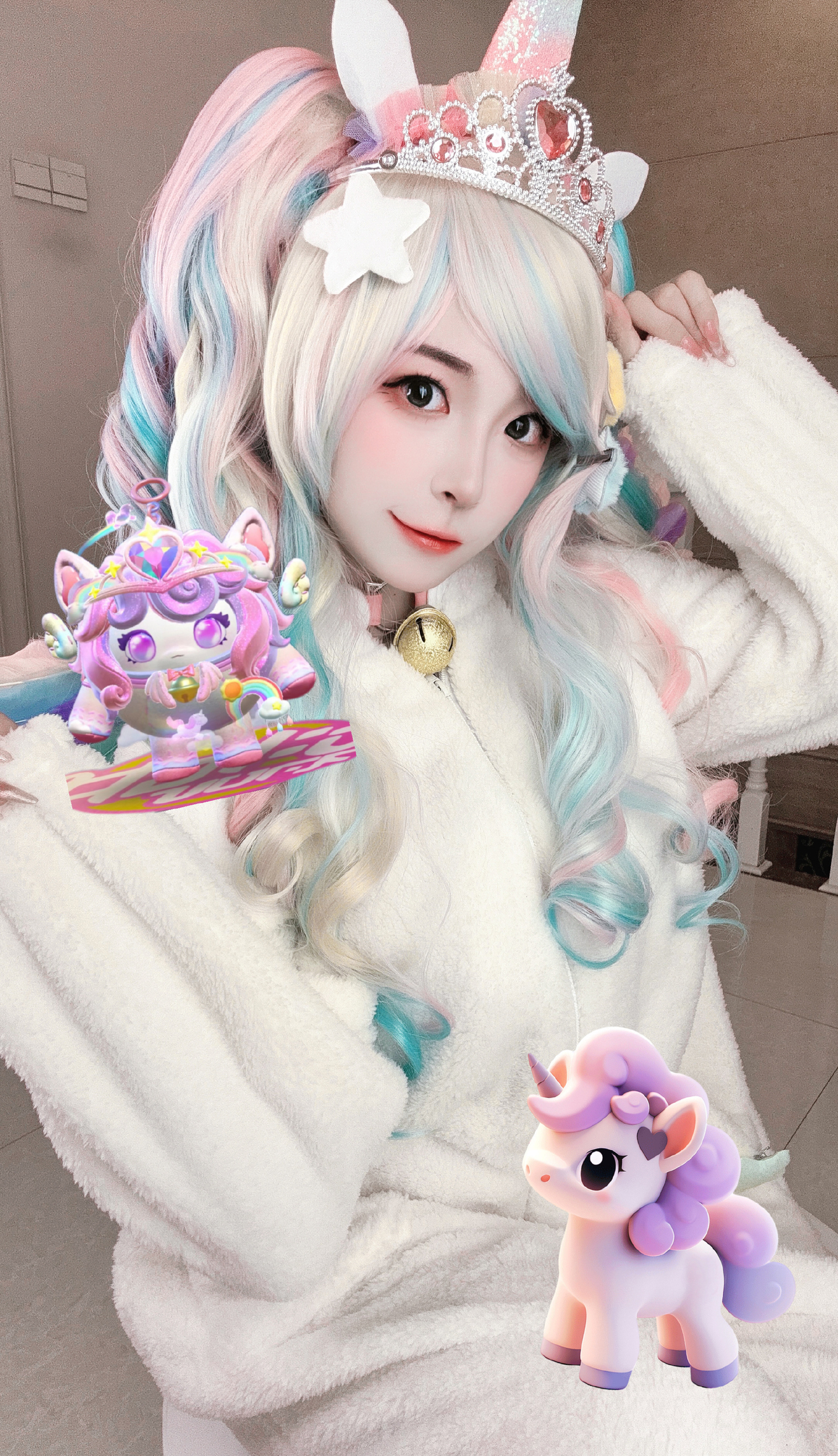 《蛋仔派对》独角兽·芬妮亚cosplay (7/9) 《蛋仔派对》独角兽·芬妮亚cosplay 第7张 - 芬妮亚图集