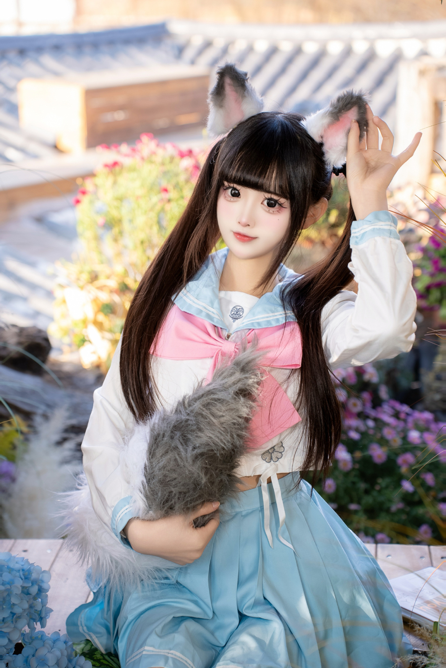 《永劫无间》土御门胡桃cosplay (4/4) 《永劫无间》土御门胡桃cosplay 第4张 - 胡桃图集