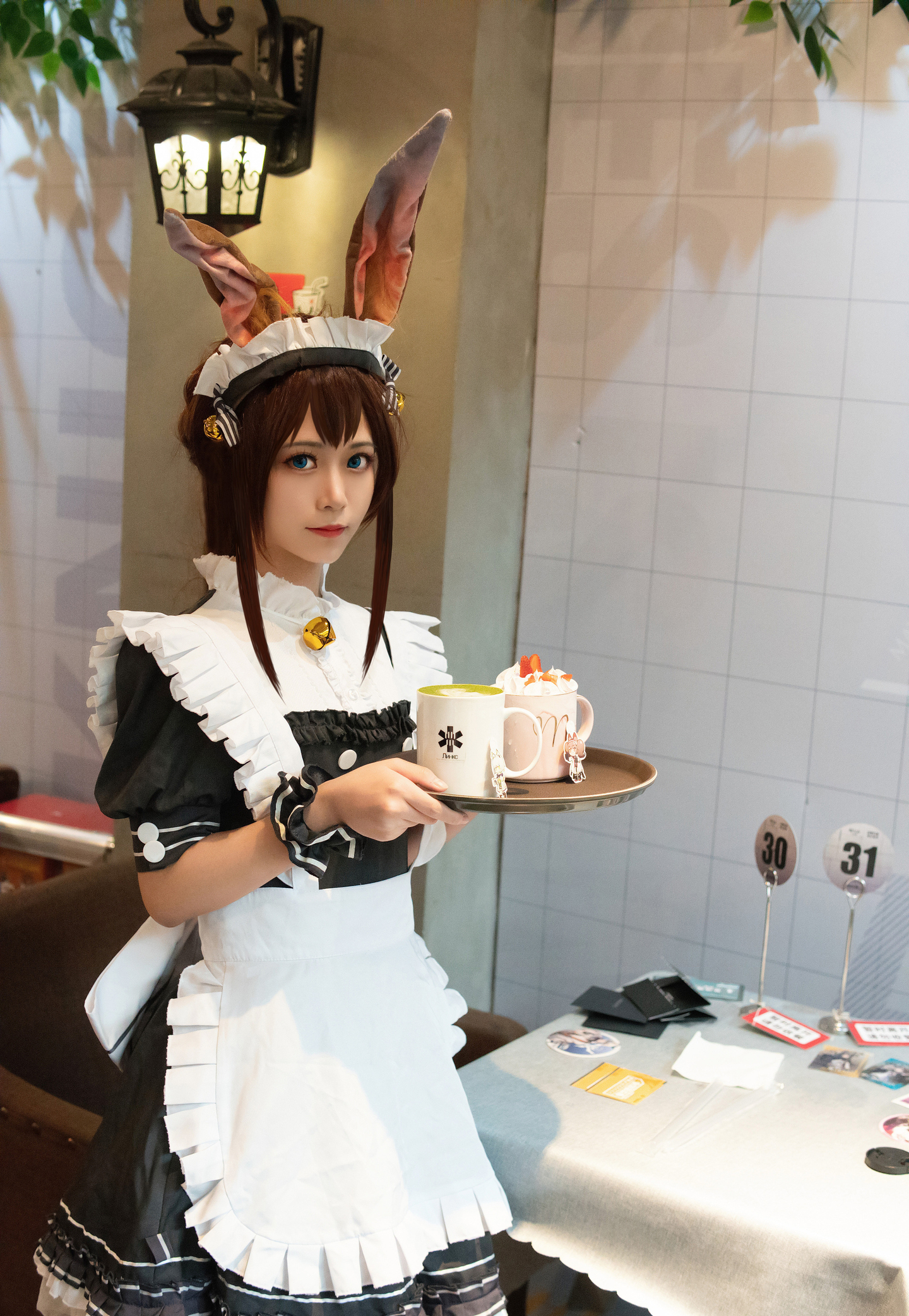《明日方舟》 阿米娅 女仆cosplay (6/8) 《明日方舟》 阿米娅 女仆cosplay 第6张 - 阿米娅图集