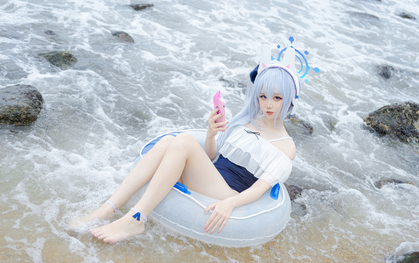 《蔚蓝档案》月雪宫子 泳装cosplay (3/11) 《蔚蓝档案》月雪宫子 泳装cosplay 第3张 - 月雪宫子图集