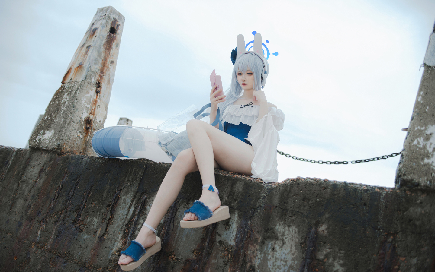 《蔚蓝档案》月雪宫子 泳装cosplay (4/11) 《蔚蓝档案》月雪宫子 泳装cosplay 第4张 - 月雪宫子图集