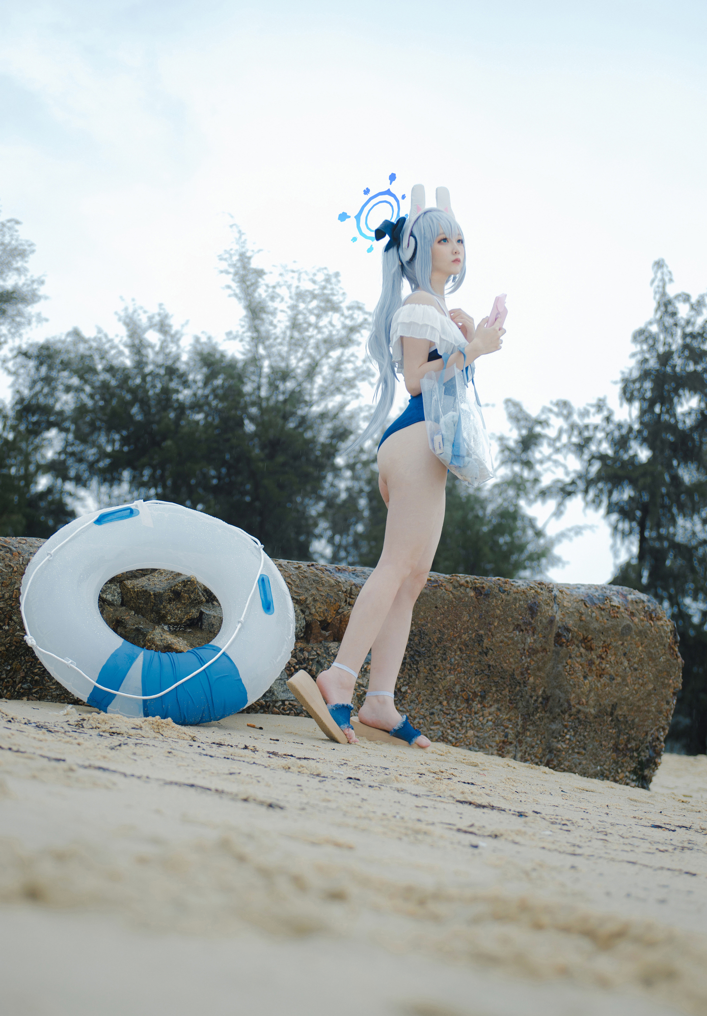 《蔚蓝档案》月雪宫子 泳装cosplay (5/11) 《蔚蓝档案》月雪宫子 泳装cosplay 第5张 - 月雪宫子图集