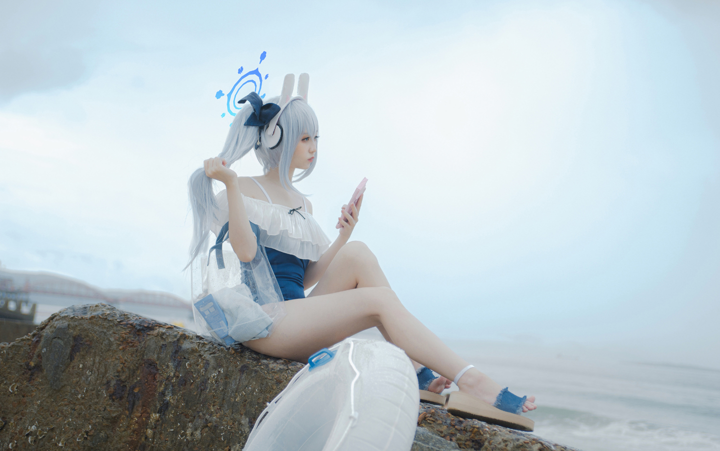 《蔚蓝档案》月雪宫子 泳装cosplay (7/11) 《蔚蓝档案》月雪宫子 泳装cosplay 第7张 - 月雪宫子图集