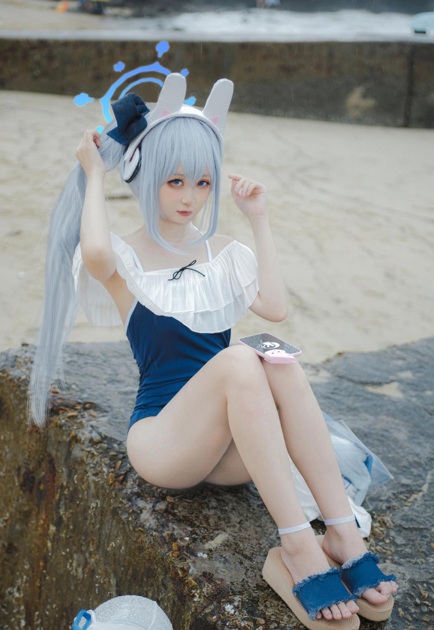 《蔚蓝档案》月雪宫子 泳装cosplay (10/11) 《蔚蓝档案》月雪宫子 泳装cosplay 第10张 - 月雪宫子图集