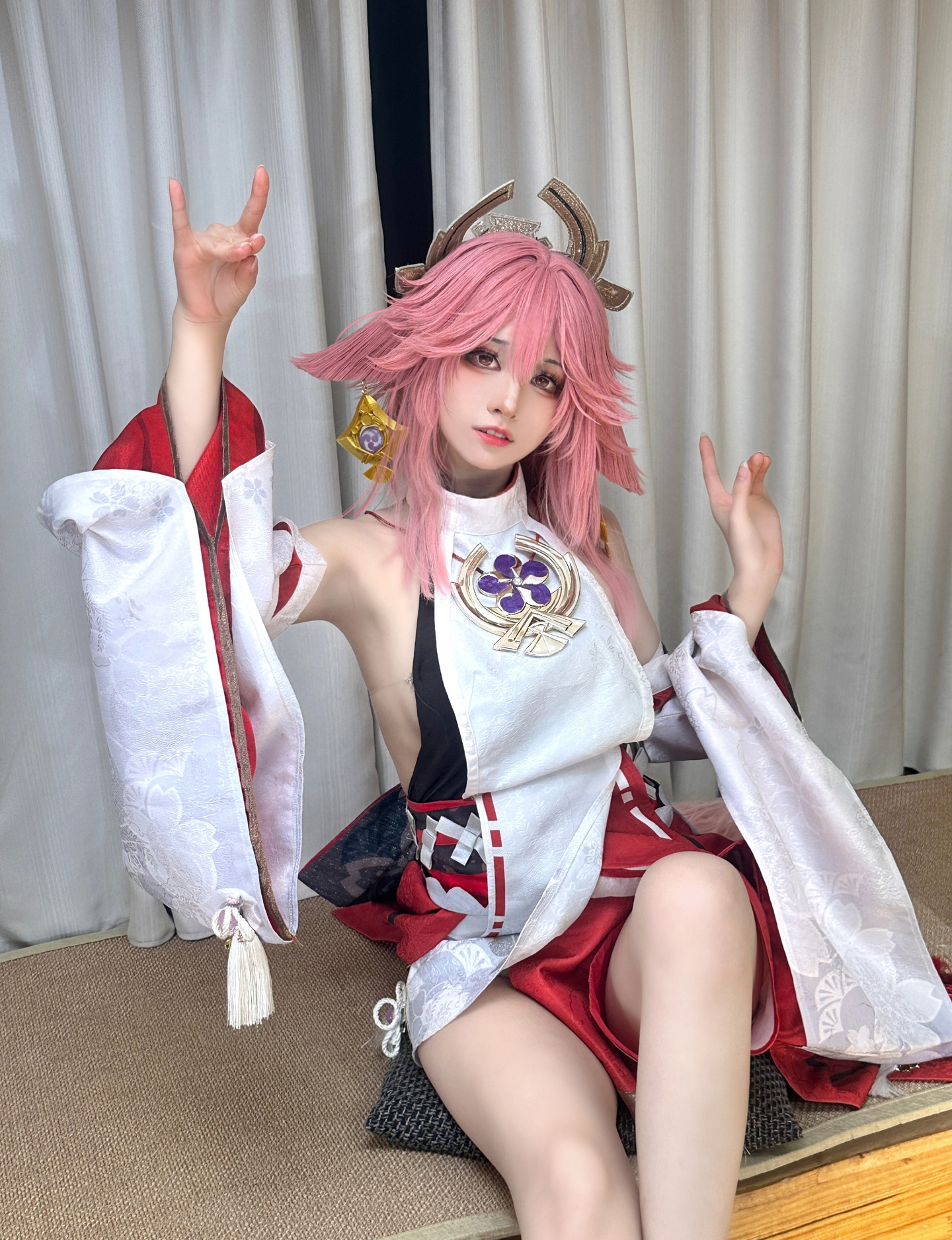 《原神》八重神子cosplay (3/6) 《原神》八重神子cosplay 第3张 - 八重神子图集