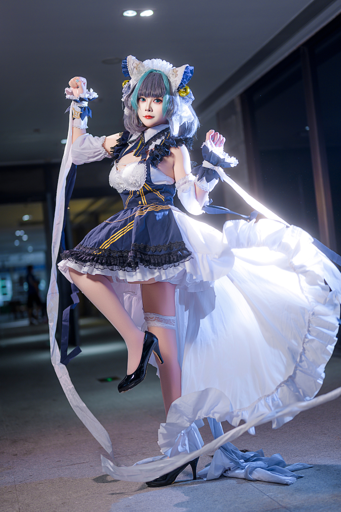 《碧蓝航线》柴郡cosplay (2/9) 《碧蓝航线》柴郡cosplay 第2张 - 柴郡图集