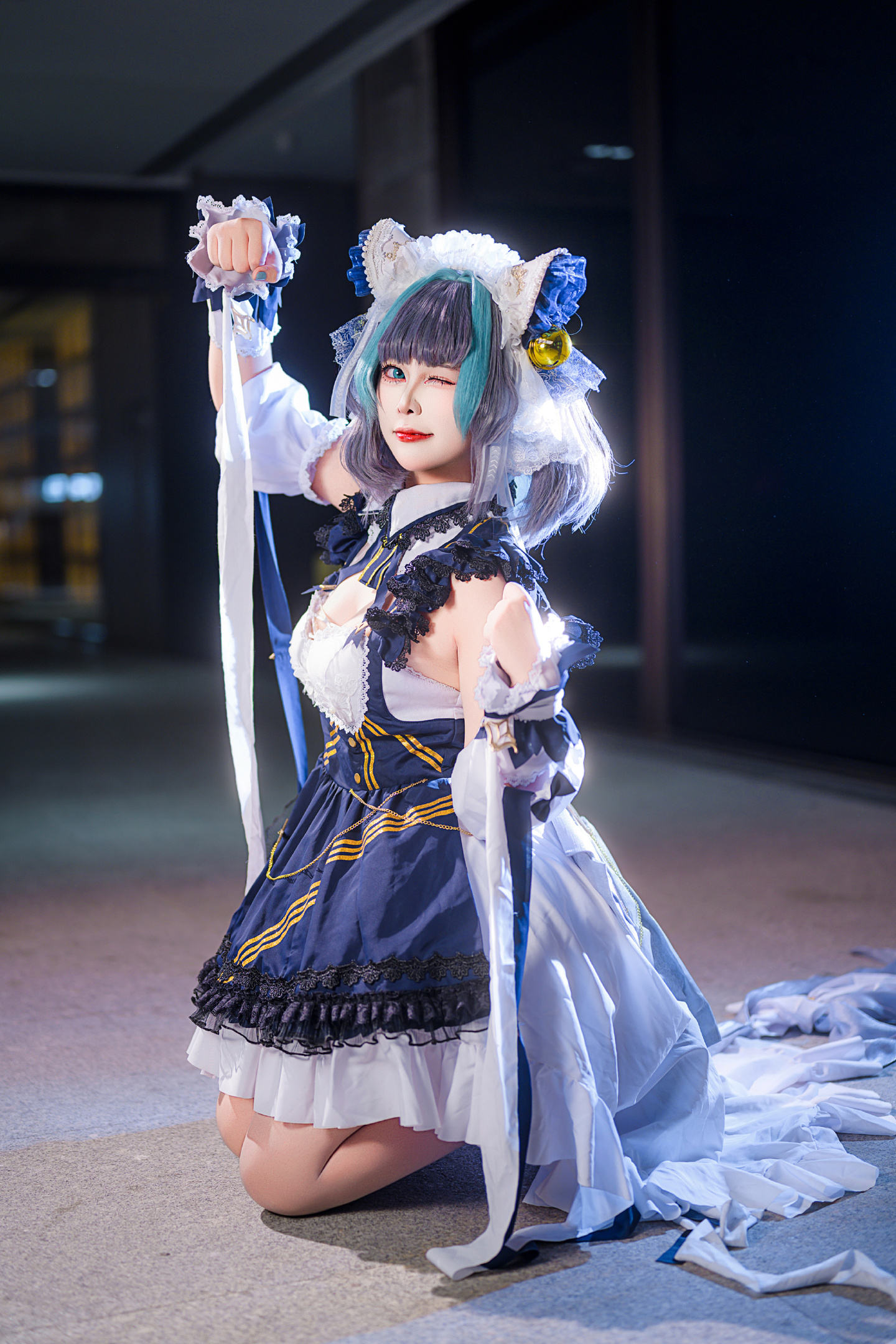 《碧蓝航线》柴郡cosplay (6/9) 《碧蓝航线》柴郡cosplay 第6张 - 柴郡图集