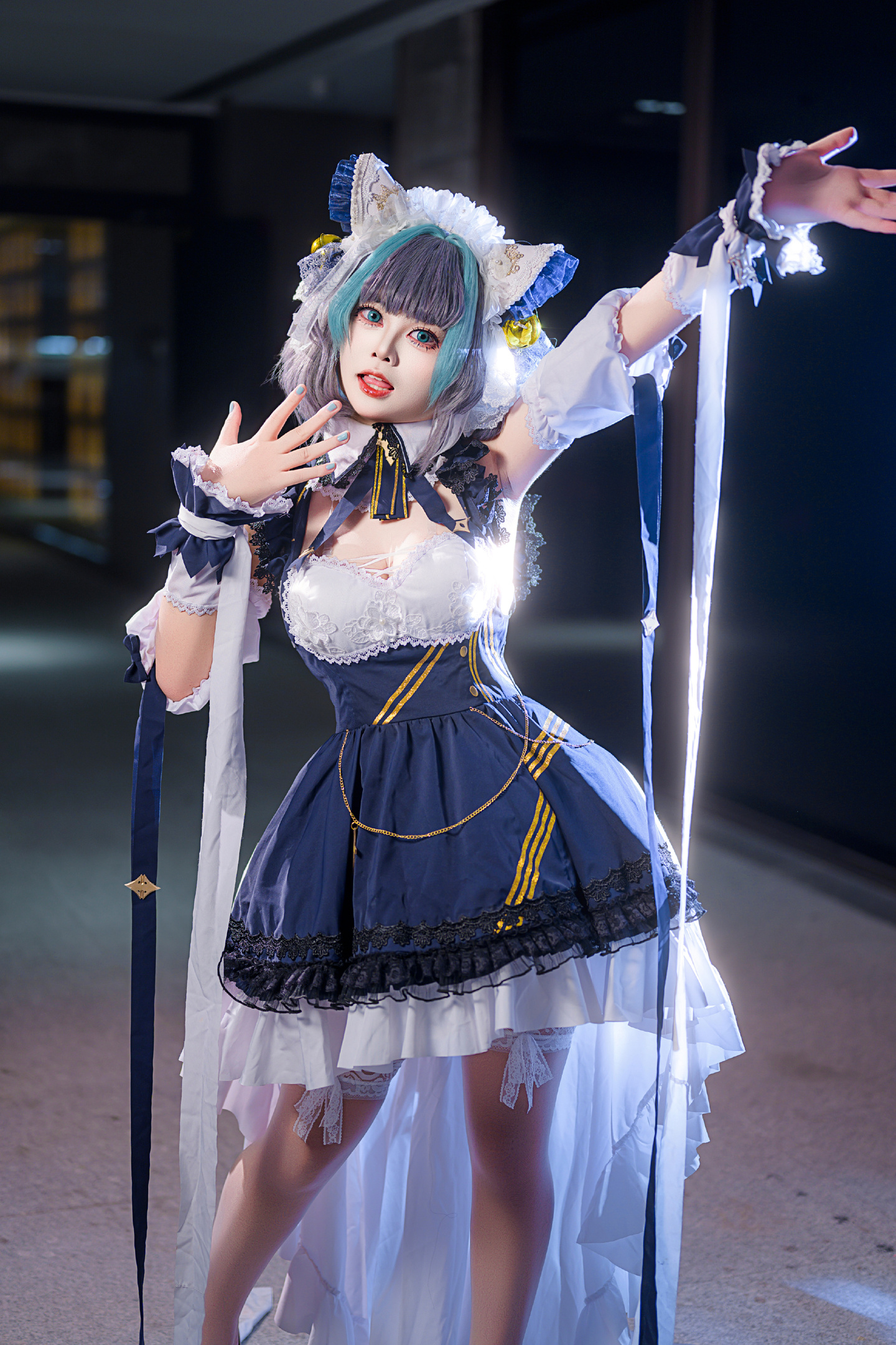 《碧蓝航线》柴郡cosplay (8/9) 《碧蓝航线》柴郡cosplay 第8张 - 柴郡图集